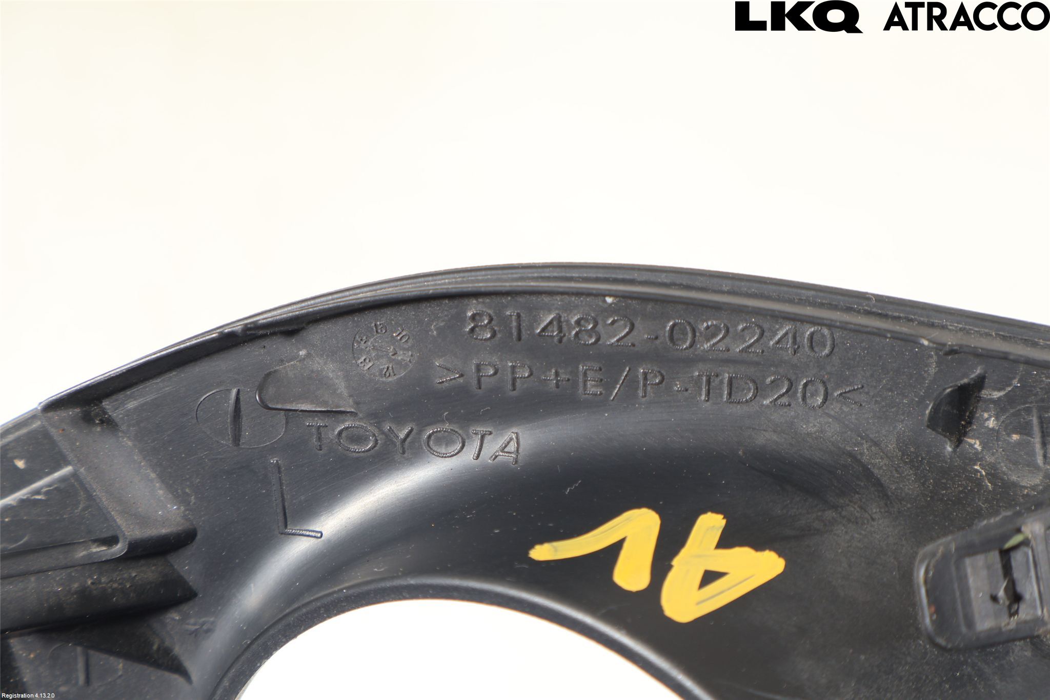 Toyota AURIS 10-12 Frontlykt Kurve-Tåkelys Ramme