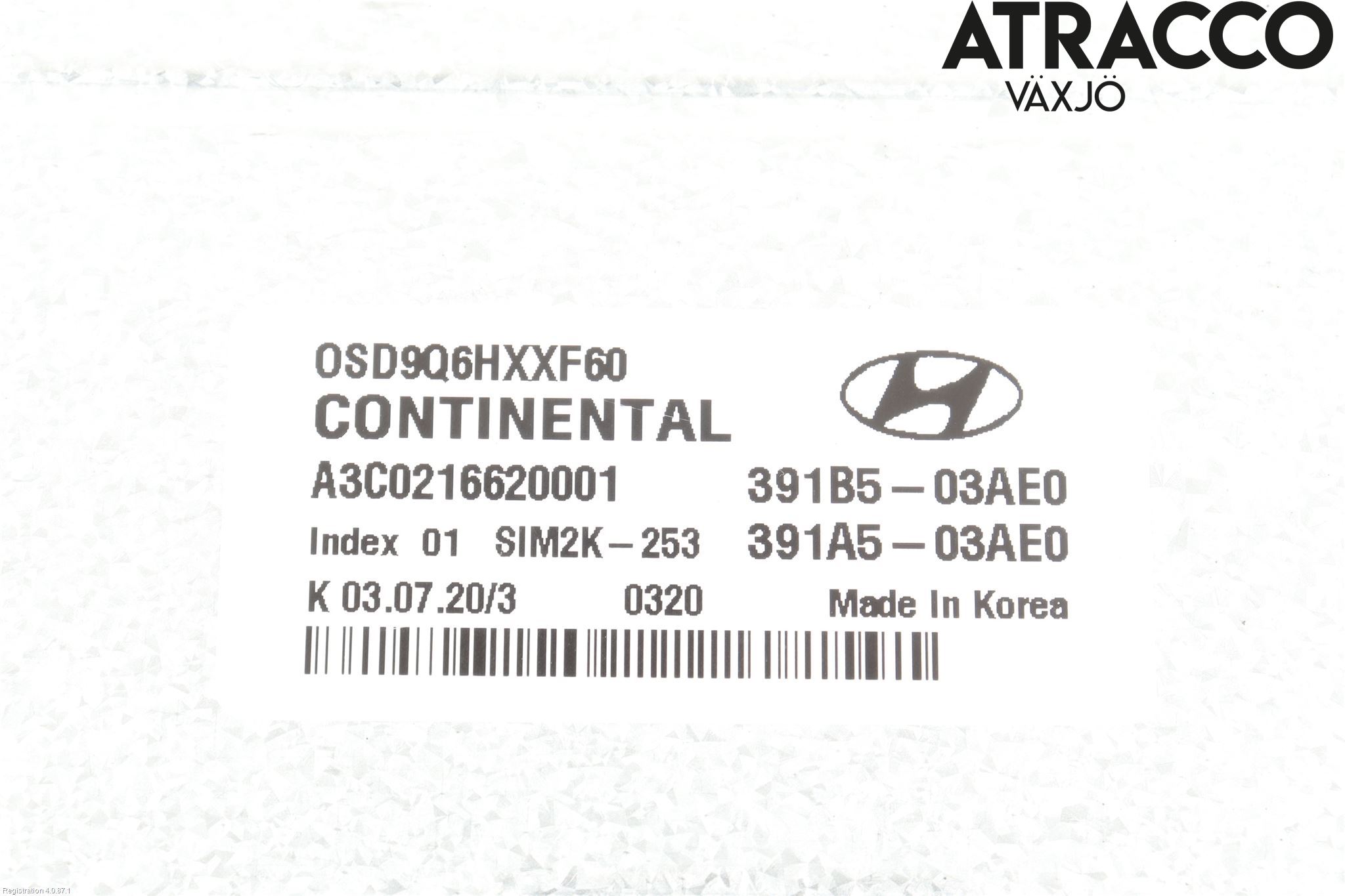 Hyundai KONA/ELECTRIC OS 18-23 Styreenhet Innsprøytning
