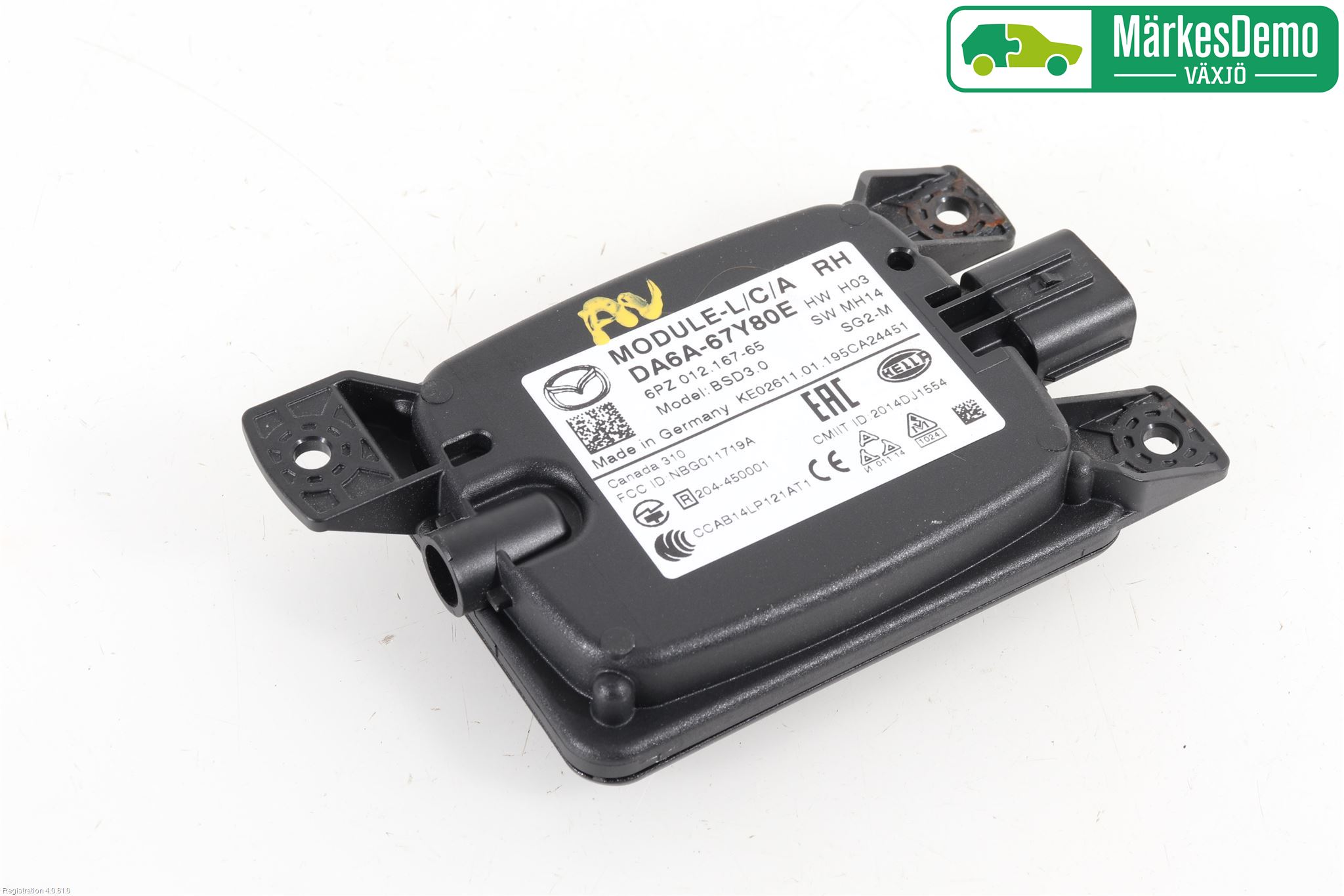 Mazda 2 (DJ) 15-22 Sensor Kollisjonsbeskyttelse