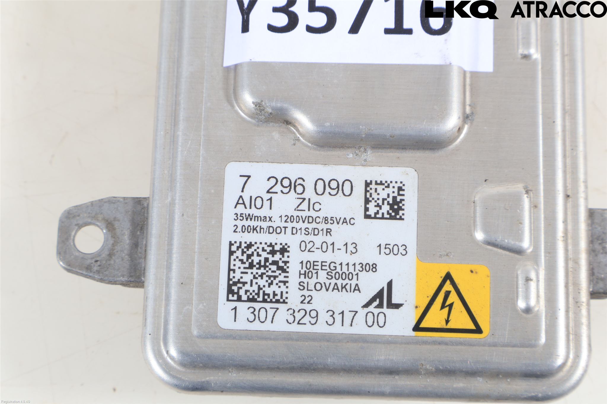 BMW 3 F30/F31/F80 12-19 Styreenhet Xenon
