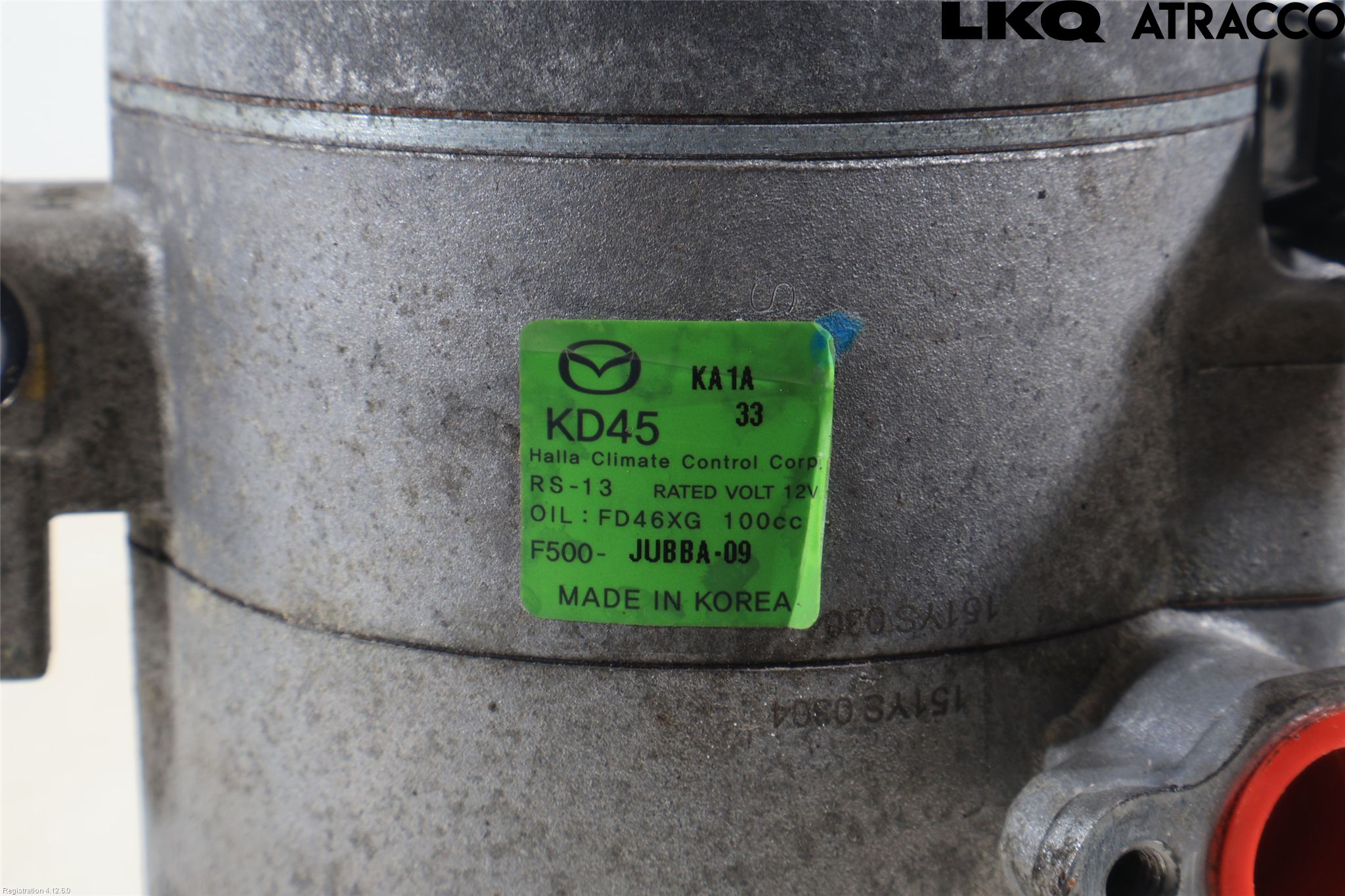 Mazda 3 III 14-19 Varme Ac Kompressor