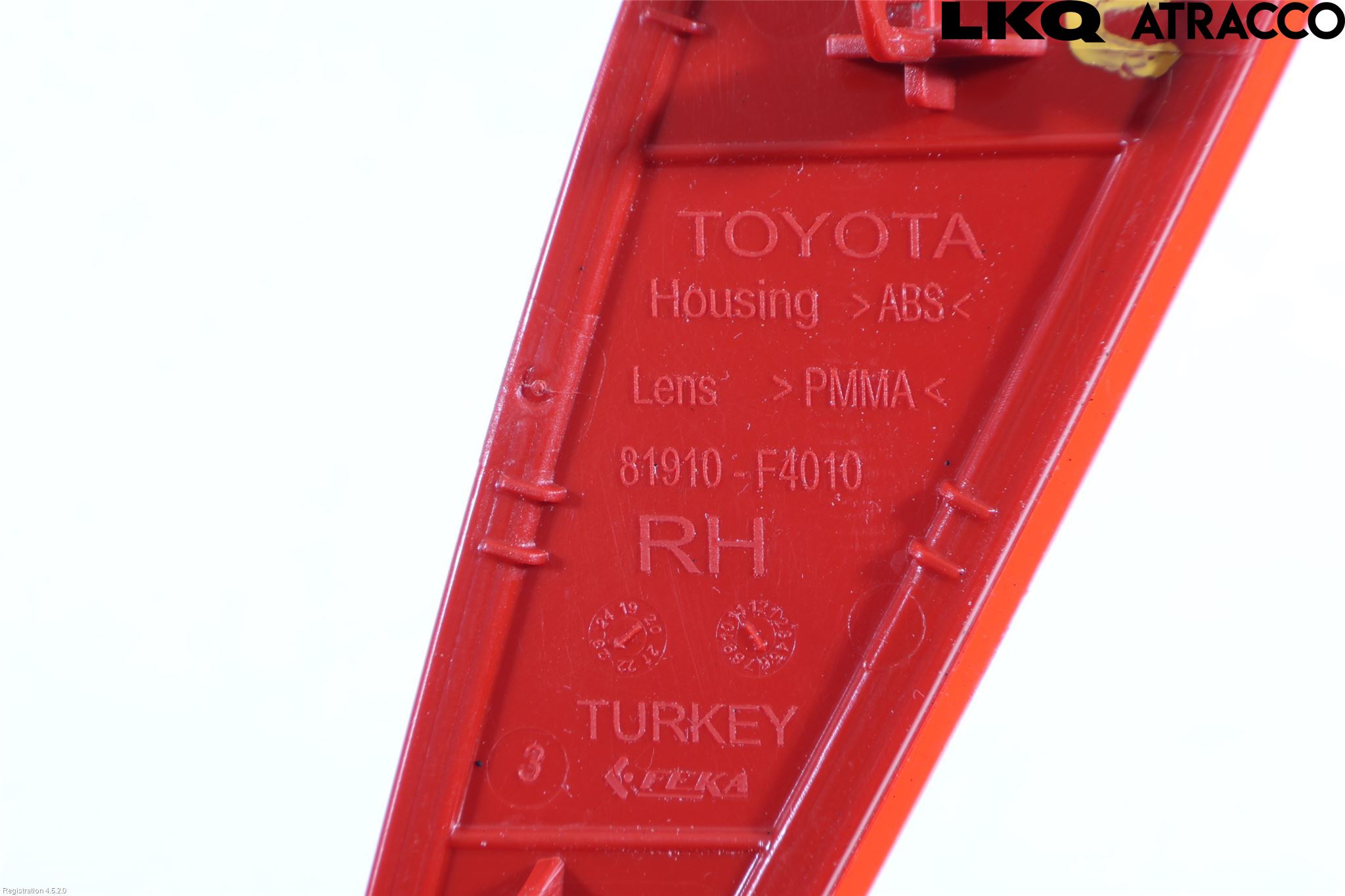 Toyota YARIS XP21 20- Refleks Bak