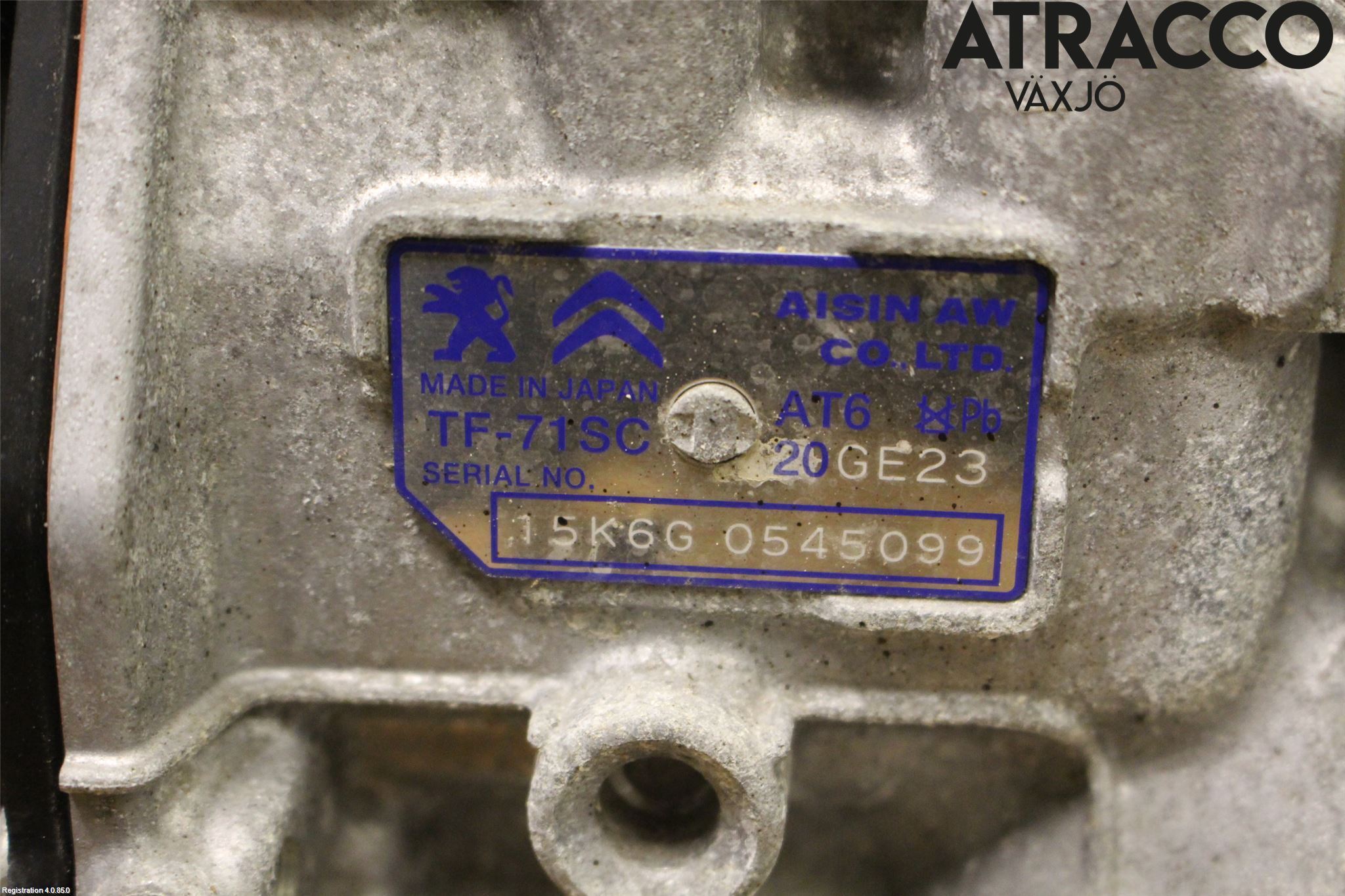 Peugeot 308 14-21 Gearkasse Automat