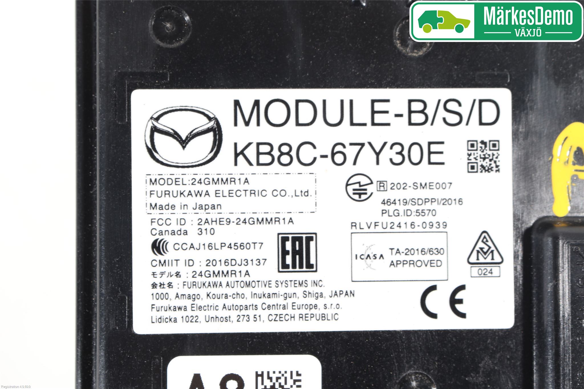 Mazda CX-5 17- Sensor Kollisjonsbeskyttelse