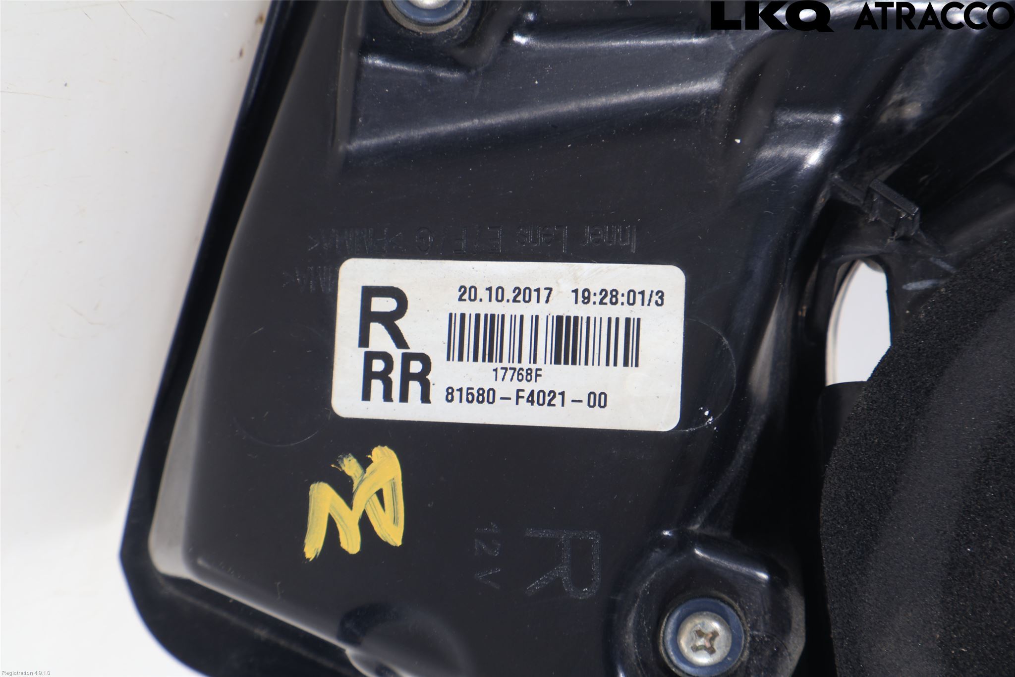 Toyota C-HR 16-23 Baklykt Høyre  På Luke(Indre)