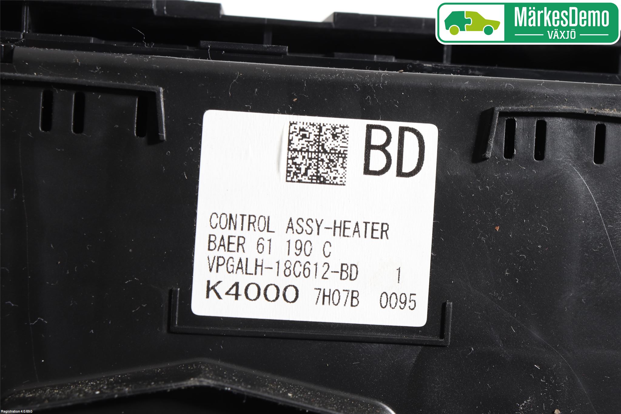 Mazda 3 III 14-19 Varme Ac Betjening-Display