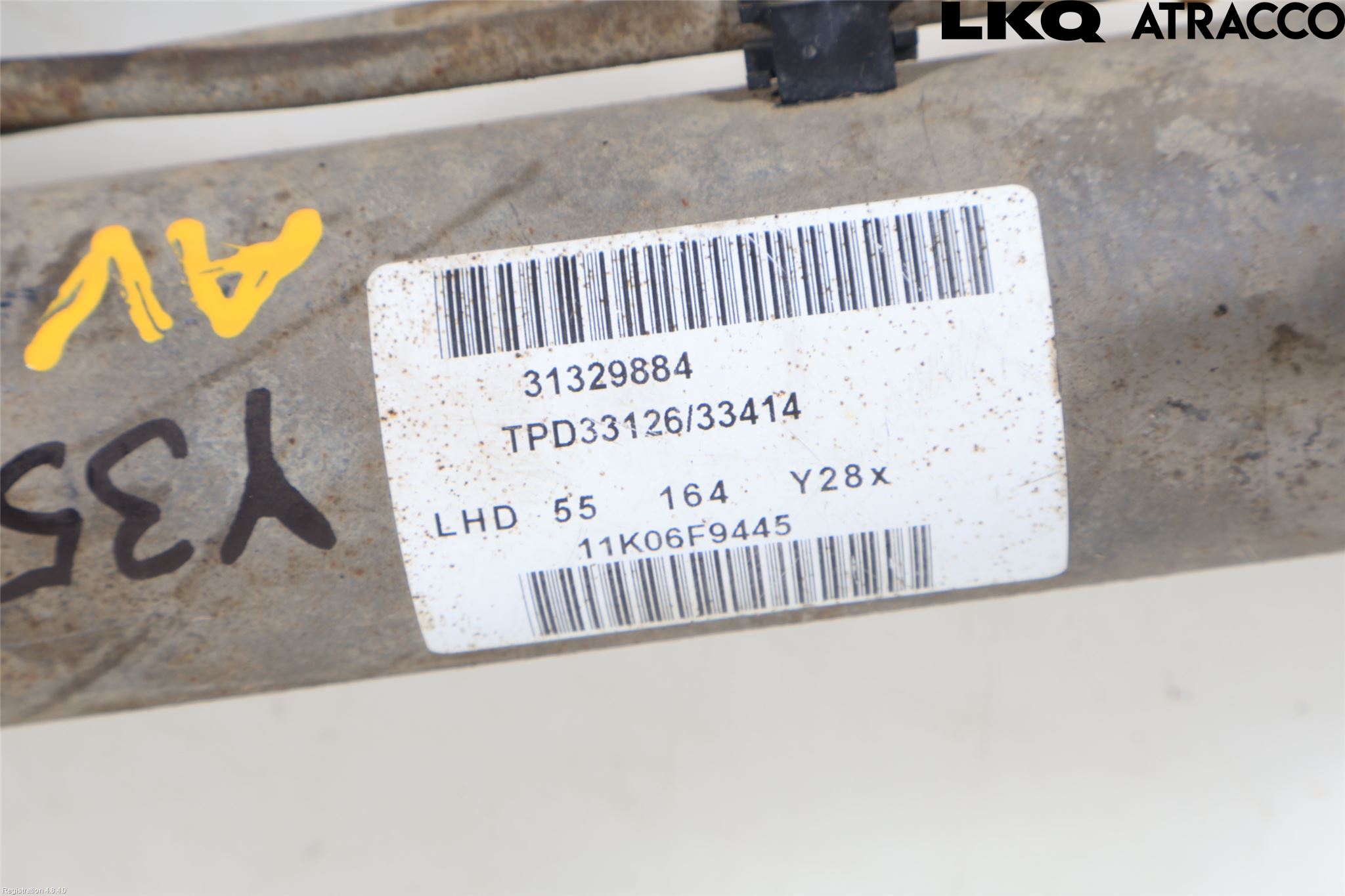 Volvo V70 08-13 Servo Snekke - Tannstang