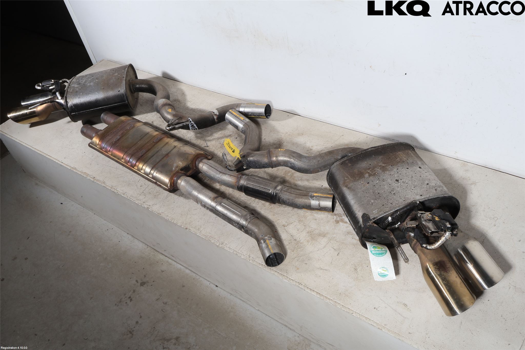 Ford MUSTANG VI 15-22 Eksos Foran-Mitt-Bak