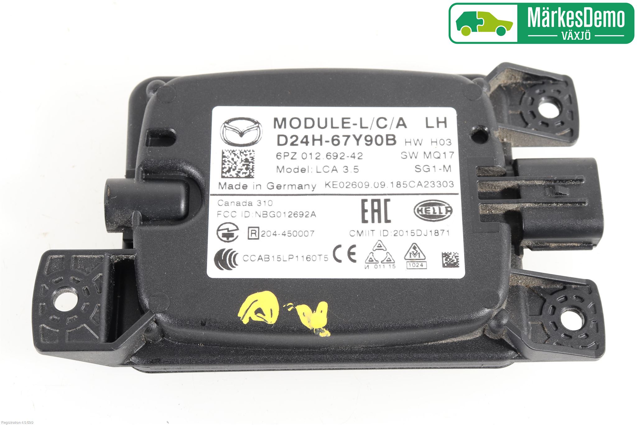 Mazda CX-3 Sensor Kollisjonsbeskyttelse