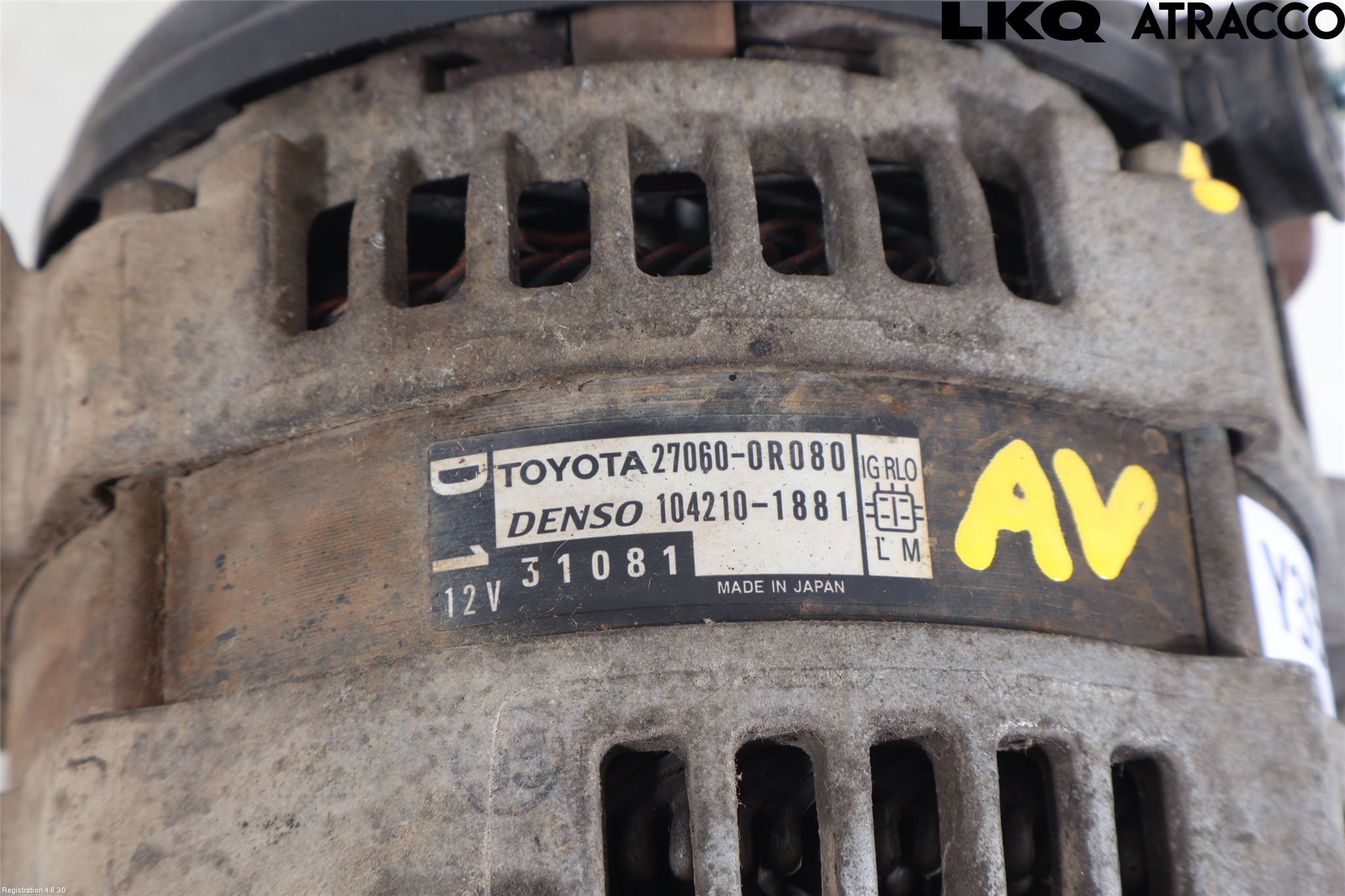 Toyota AVENSIS 09-15 Dynamo