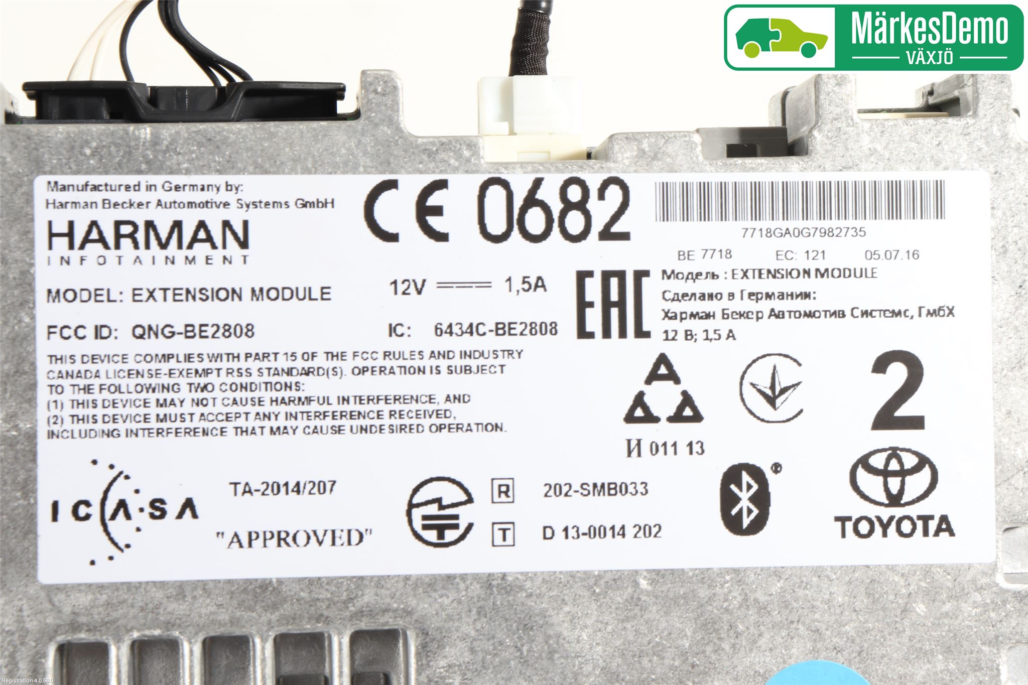 Toyota PRIUS (ZVW50) 16-21 Stereo Radio Med Cd