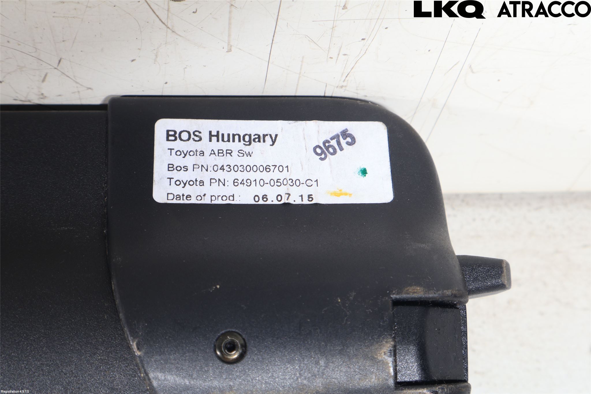 Toyota AVENSIS 16-18 Innr Innsyn Beskytelse Stv