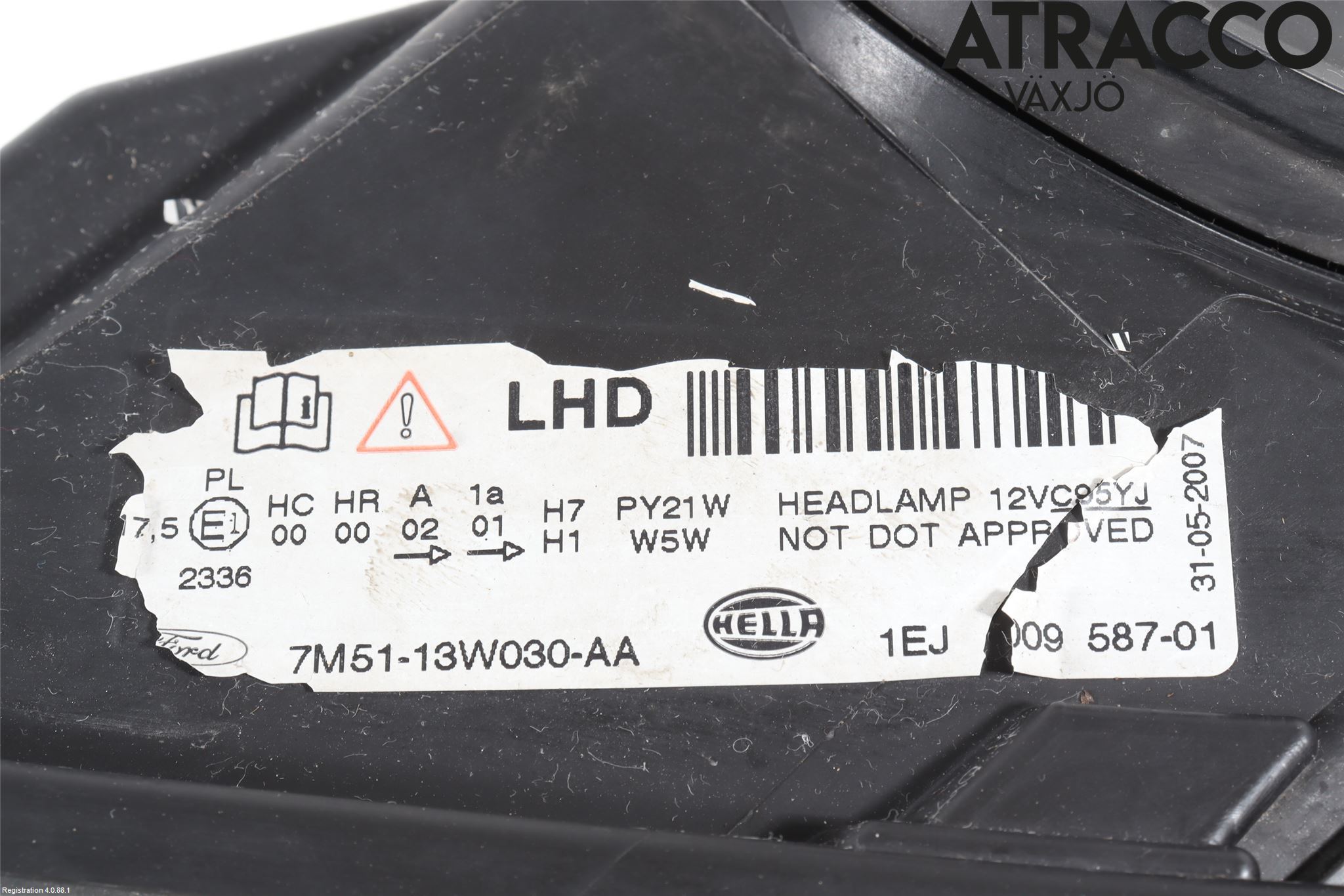 Ford FOCUS C-MAX I 07-10 Frontlykt Venstre