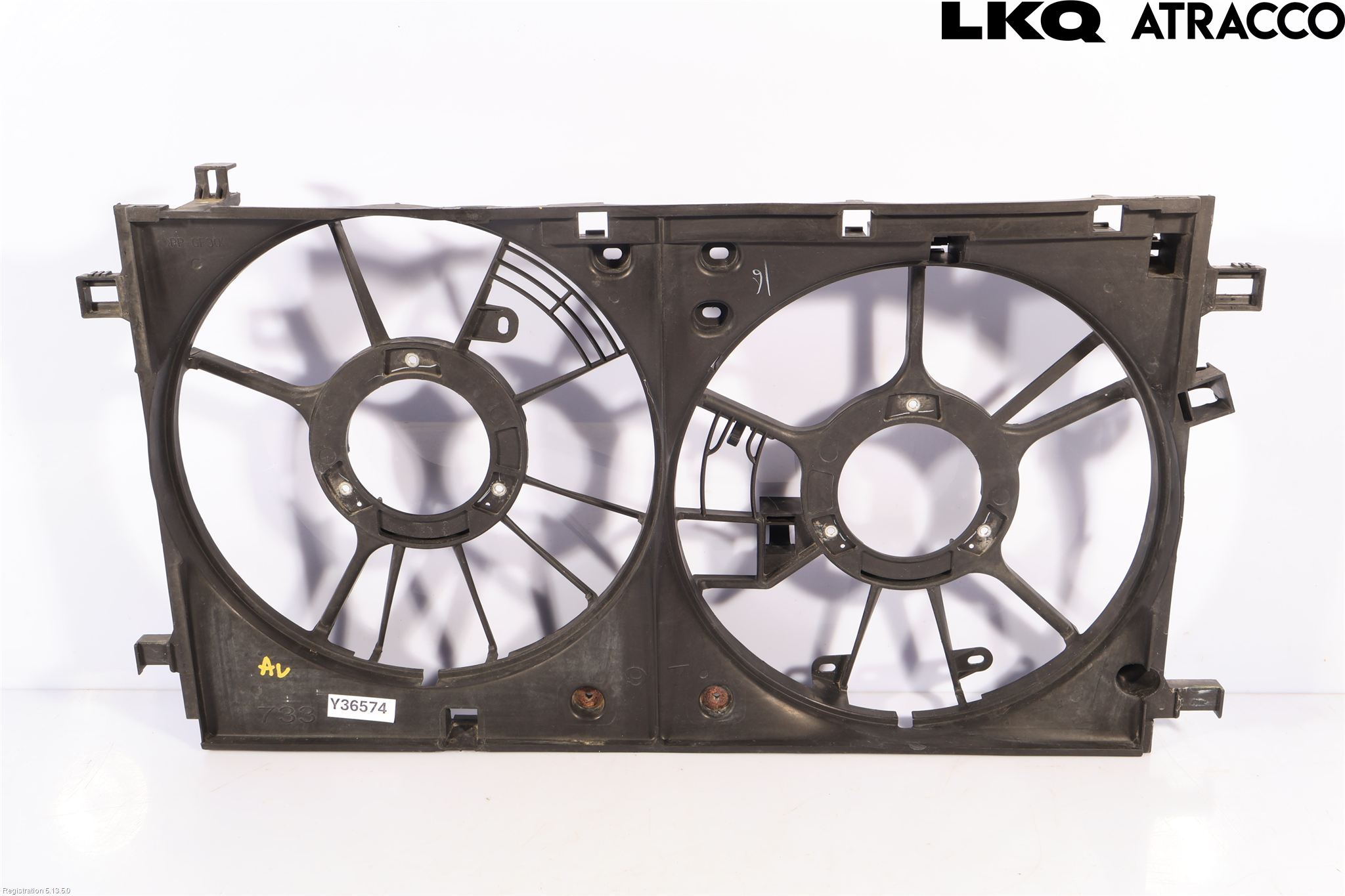 Toyota C-HR 16-23 Kjølevifte-Radiator Hus-Kåpe