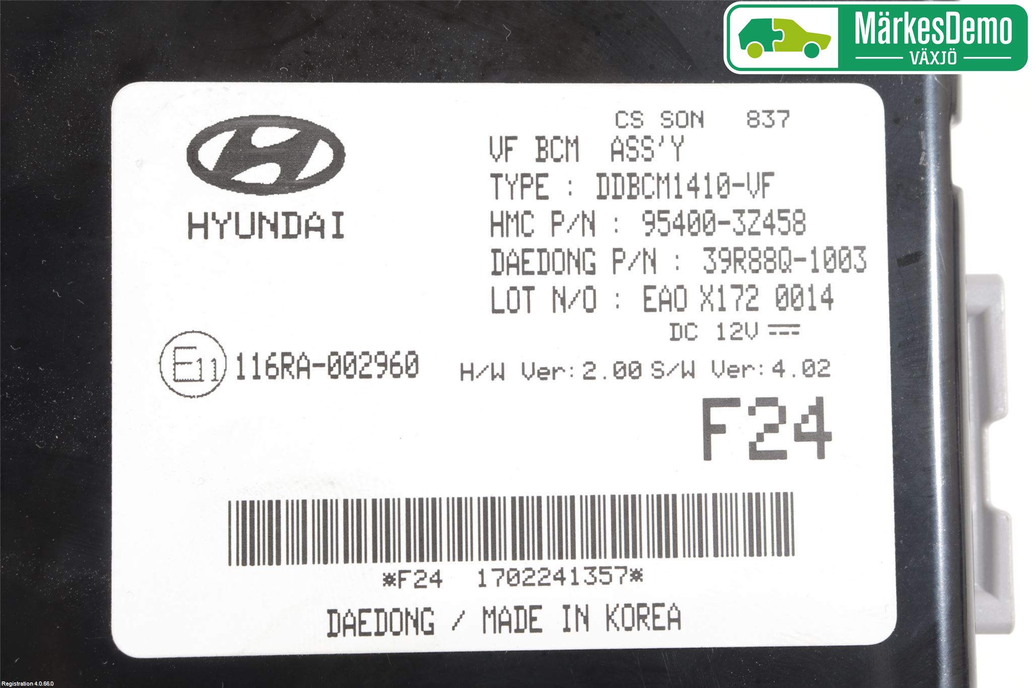 Hyundai i40 16-18 Styreenhet Øvrig