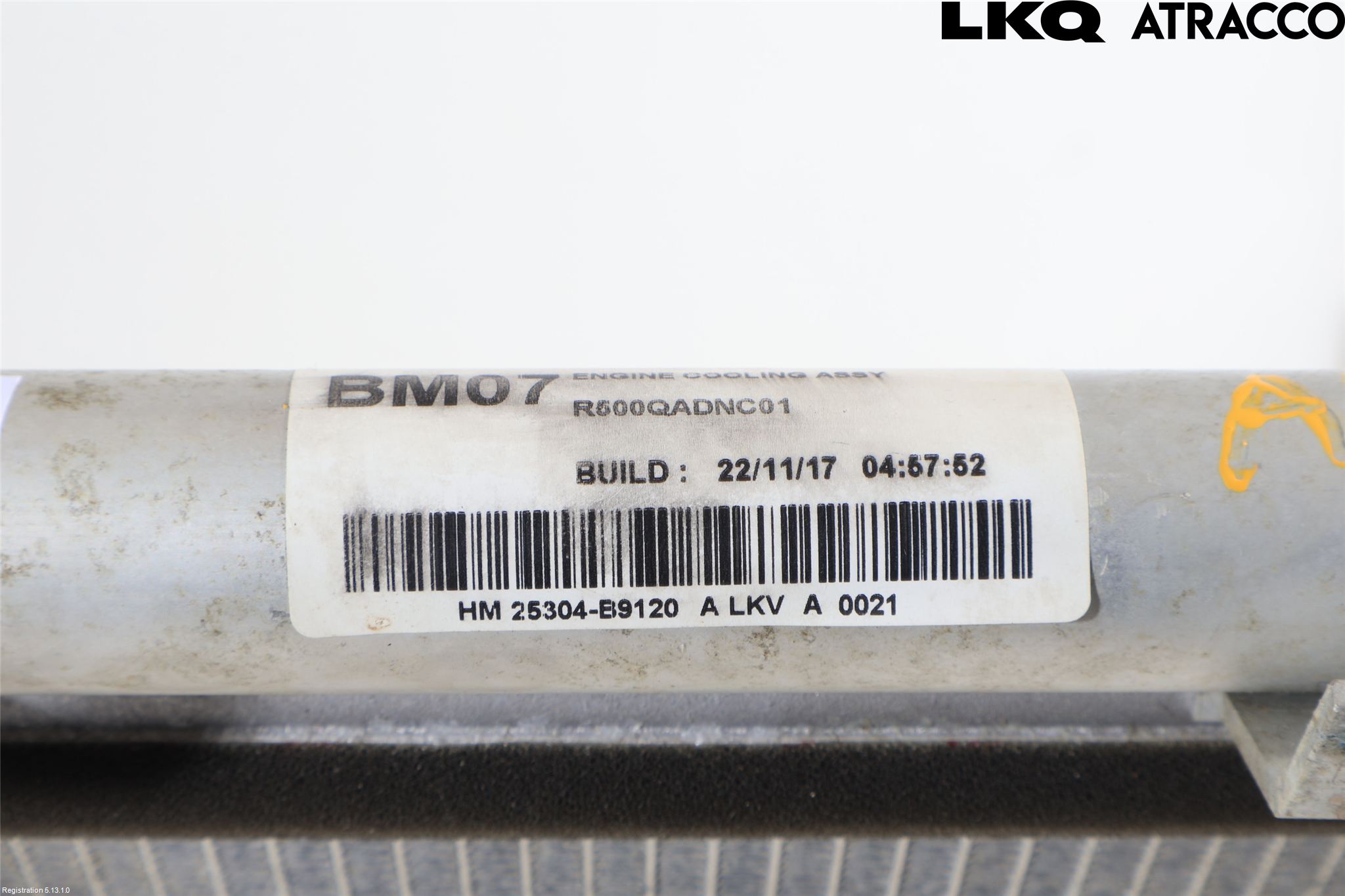 Hyundai i10 BA 17-20 Varme Ac Kondenser-Kjøler
