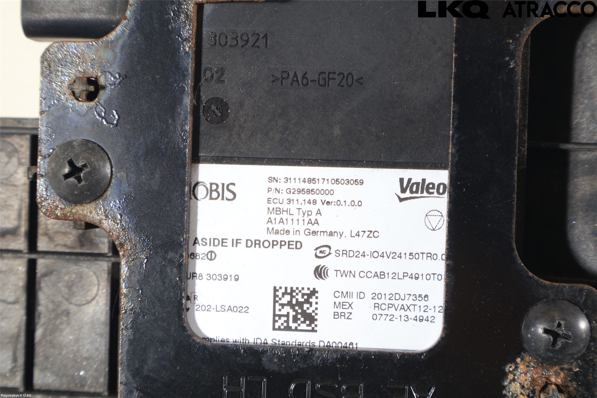 Hyundai IONIQ AE 17-22 Sensor Kollisjonsbeskyttelse