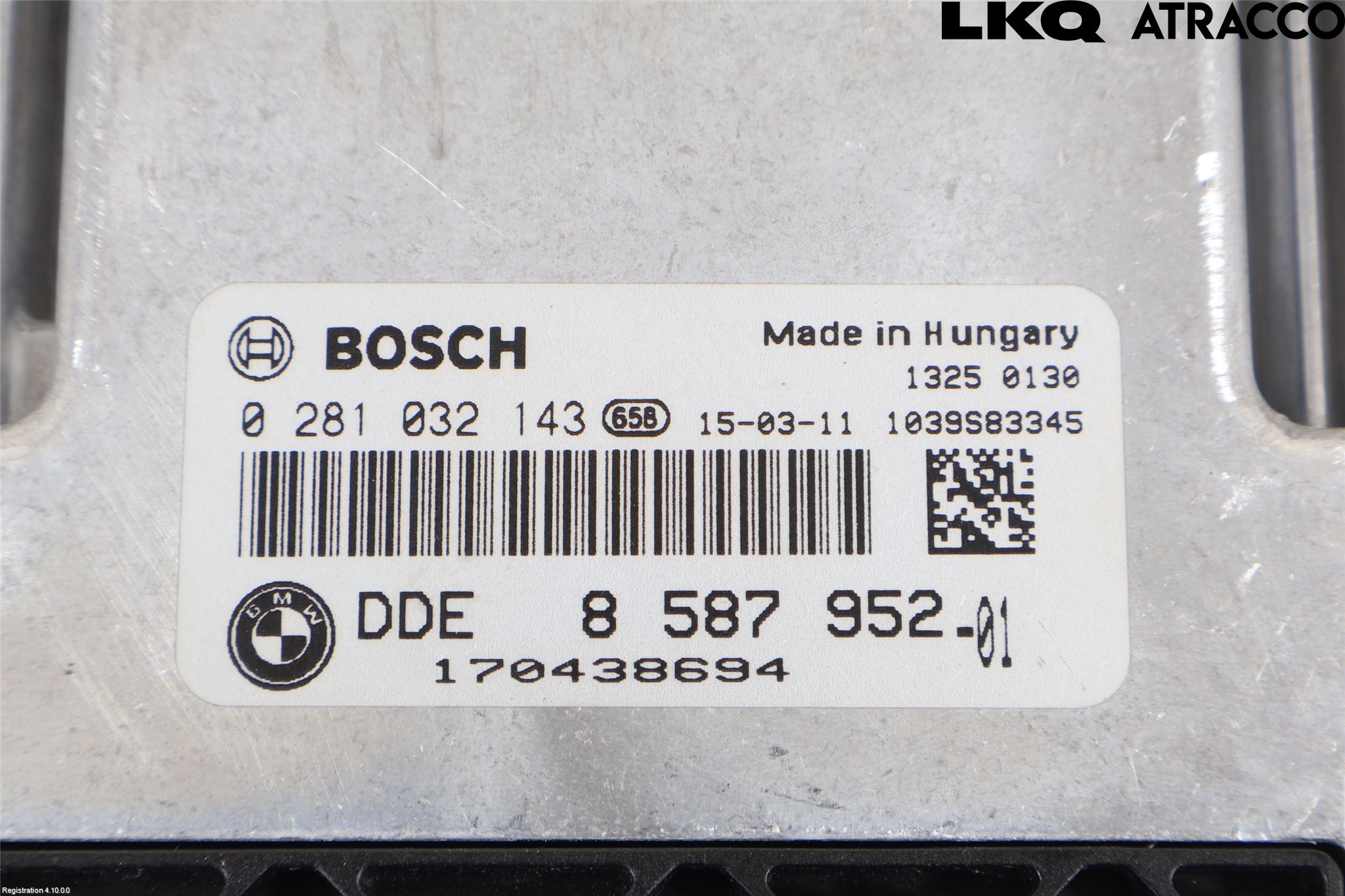 BMW 1 F20/F21 11-19 Styreenhet Dieselpumpe