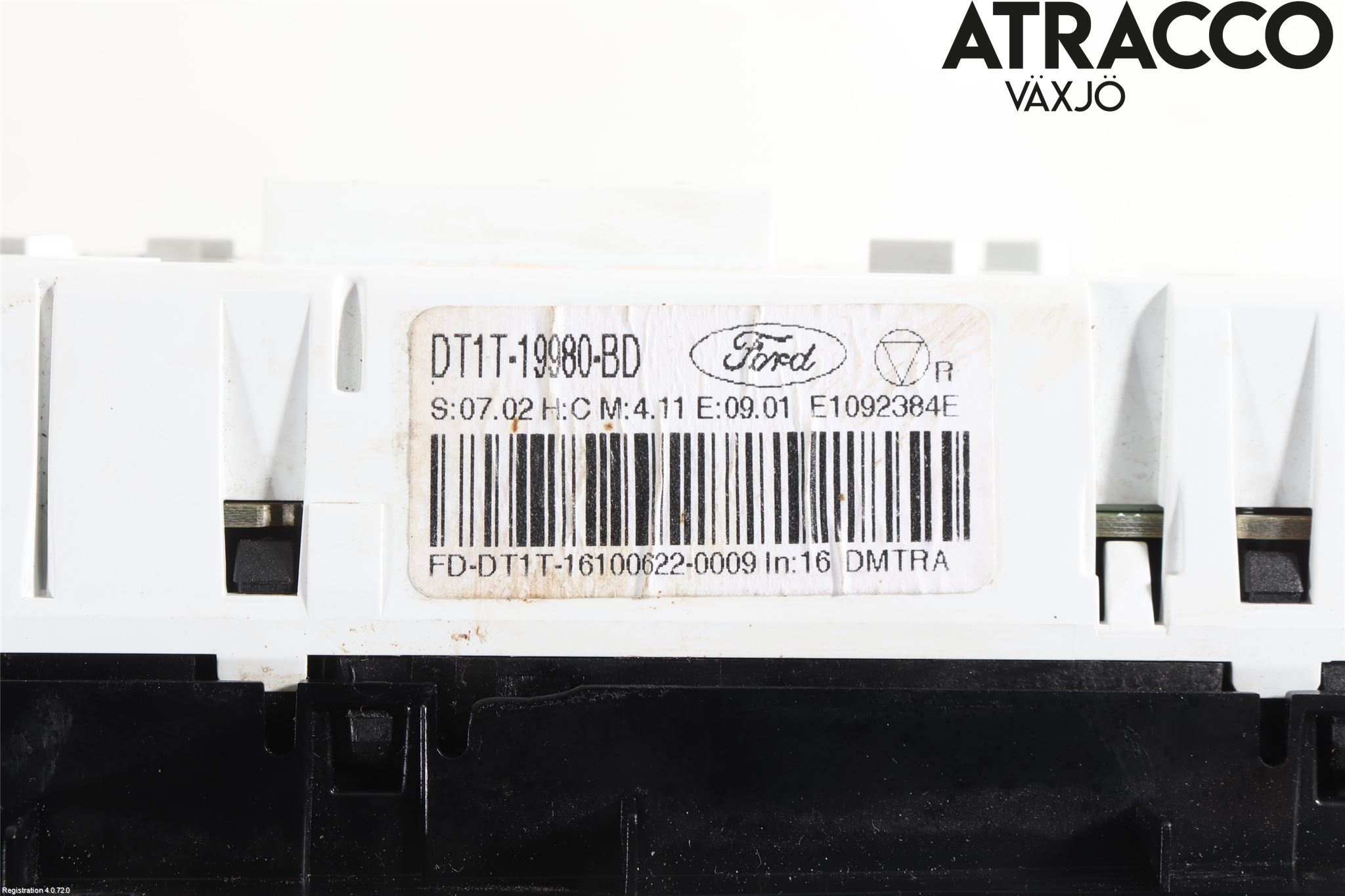 Ford TRANSIT/TOURNEO CONNECT 13-22 Varme Ac Betjening-Display