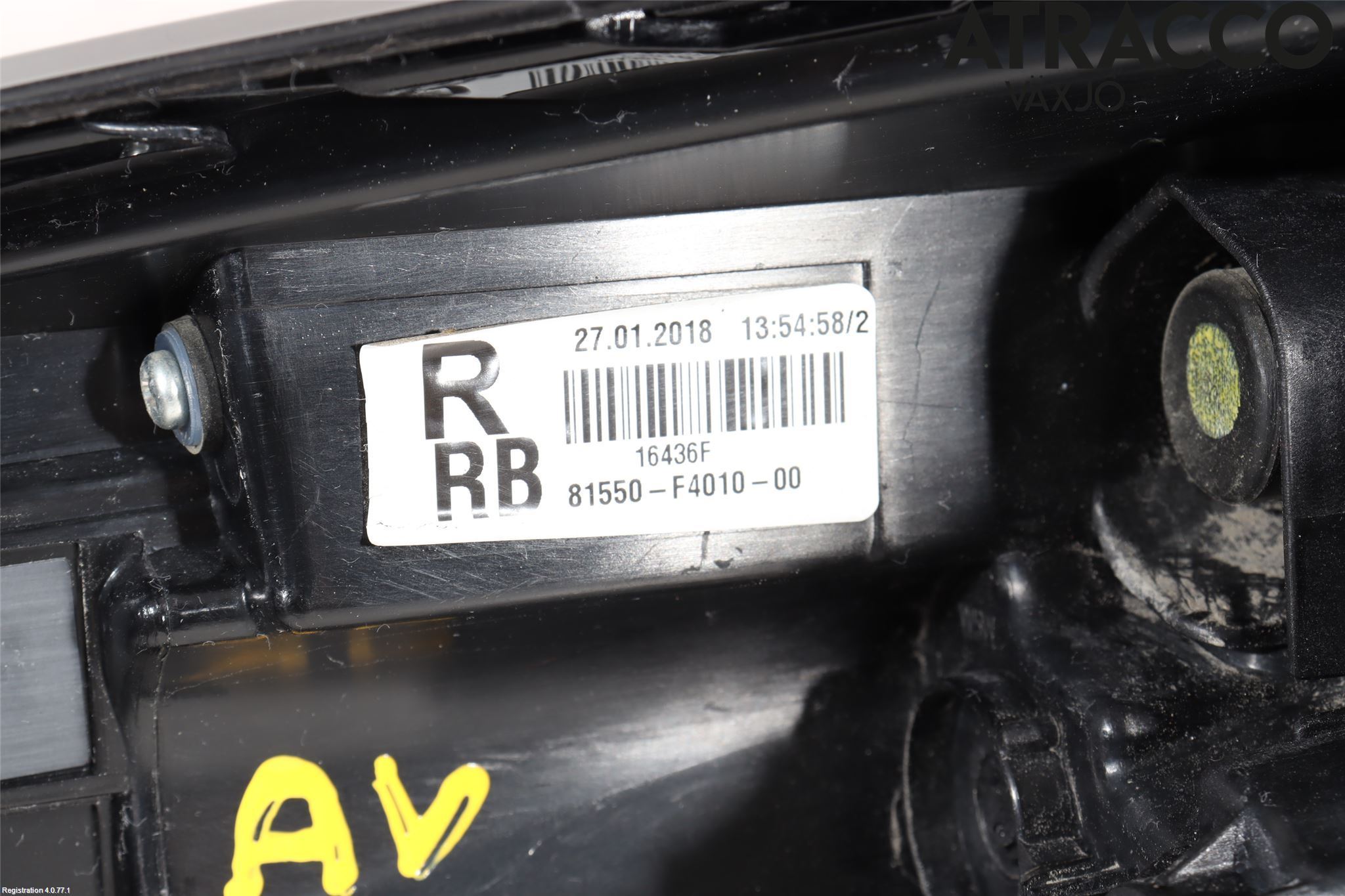 Toyota C-HR 16-23 Baklykt Høyre