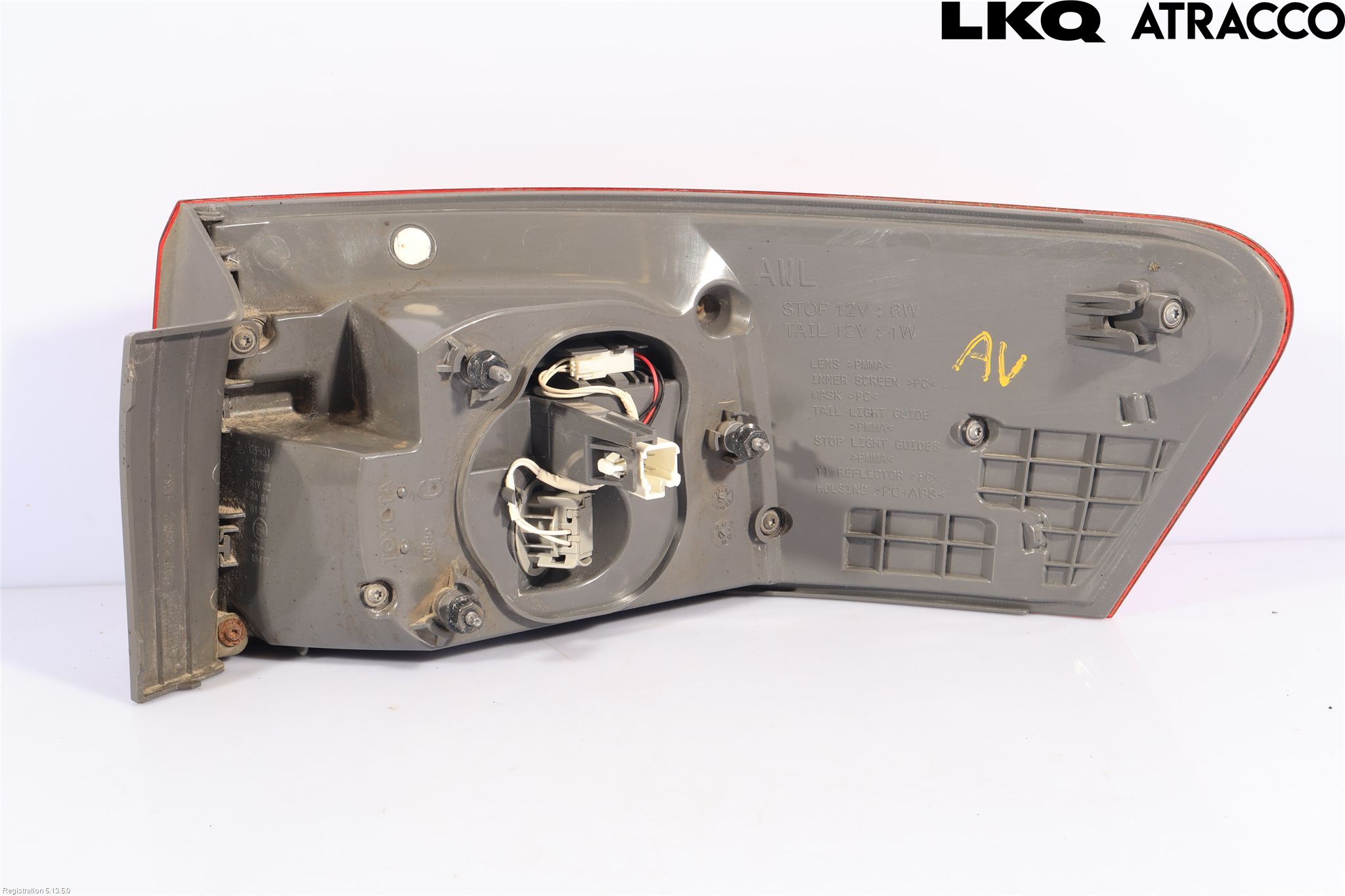 Toyota AVENSIS 09-15 Baklykt Venstre