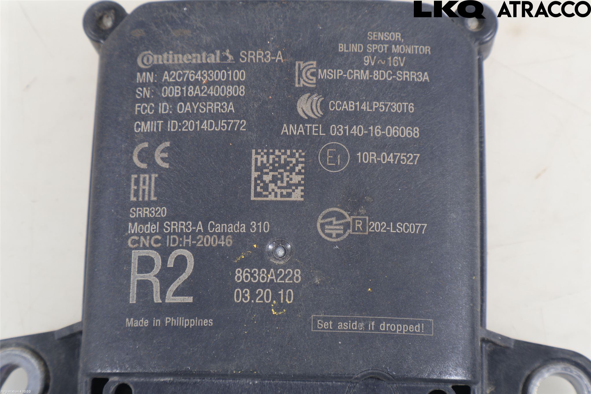 Mitsubishi OUTLANDER 13-21 Sensor Kollisjonsbeskyttelse