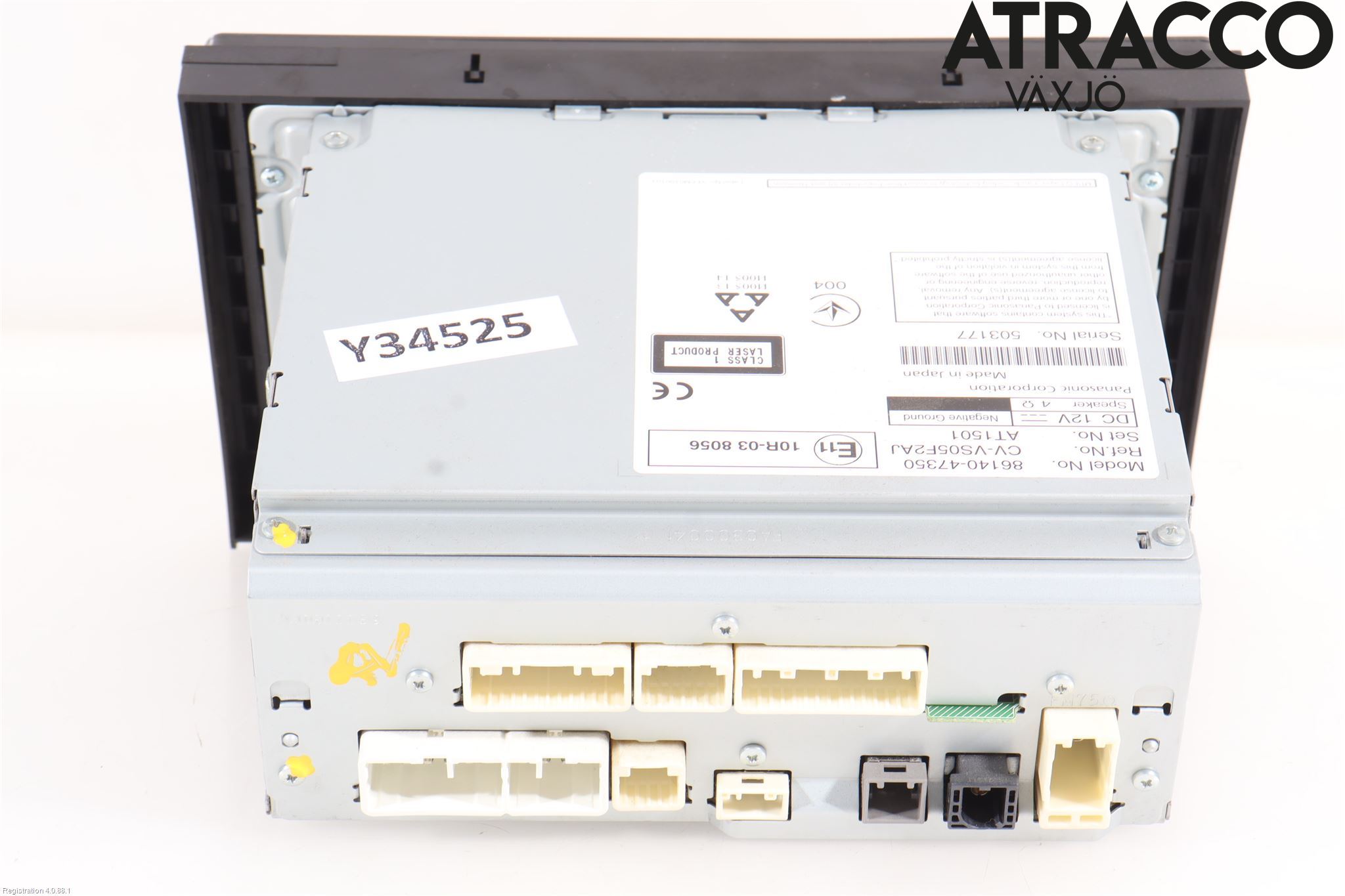 Toyota PRIUS (ZVW50) 16-21 Stereo Radio Med Cd