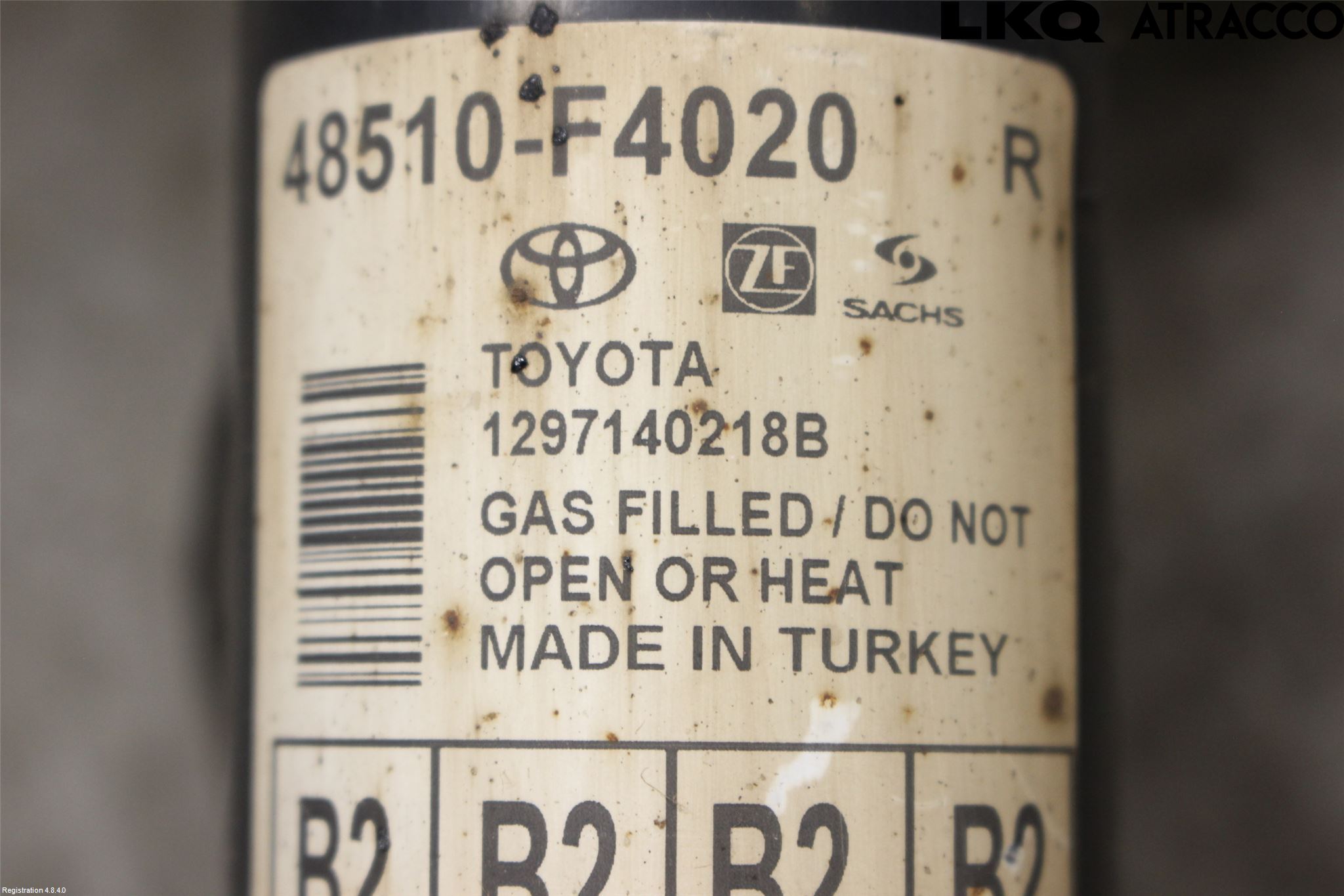 Toyota C-HR 16-23 Fjærbein Foran Høyre