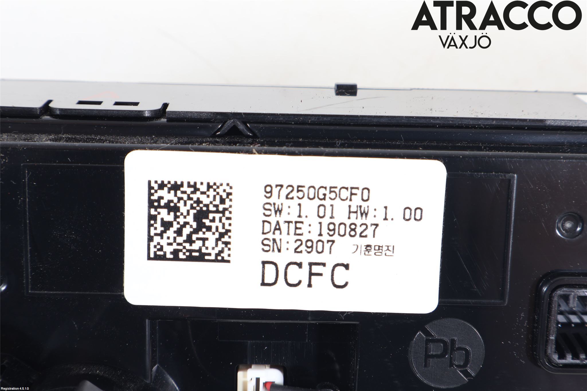 Kia NIRO (DE) 17-22 Varme Ac Betjening-Display