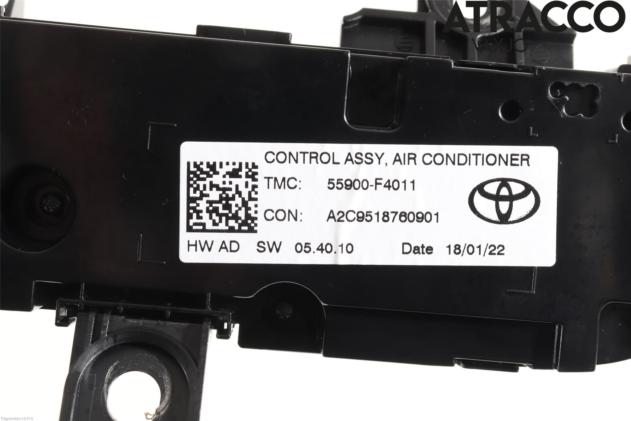Toyota C-HR 16-23 Varme Ac Betjening-Display