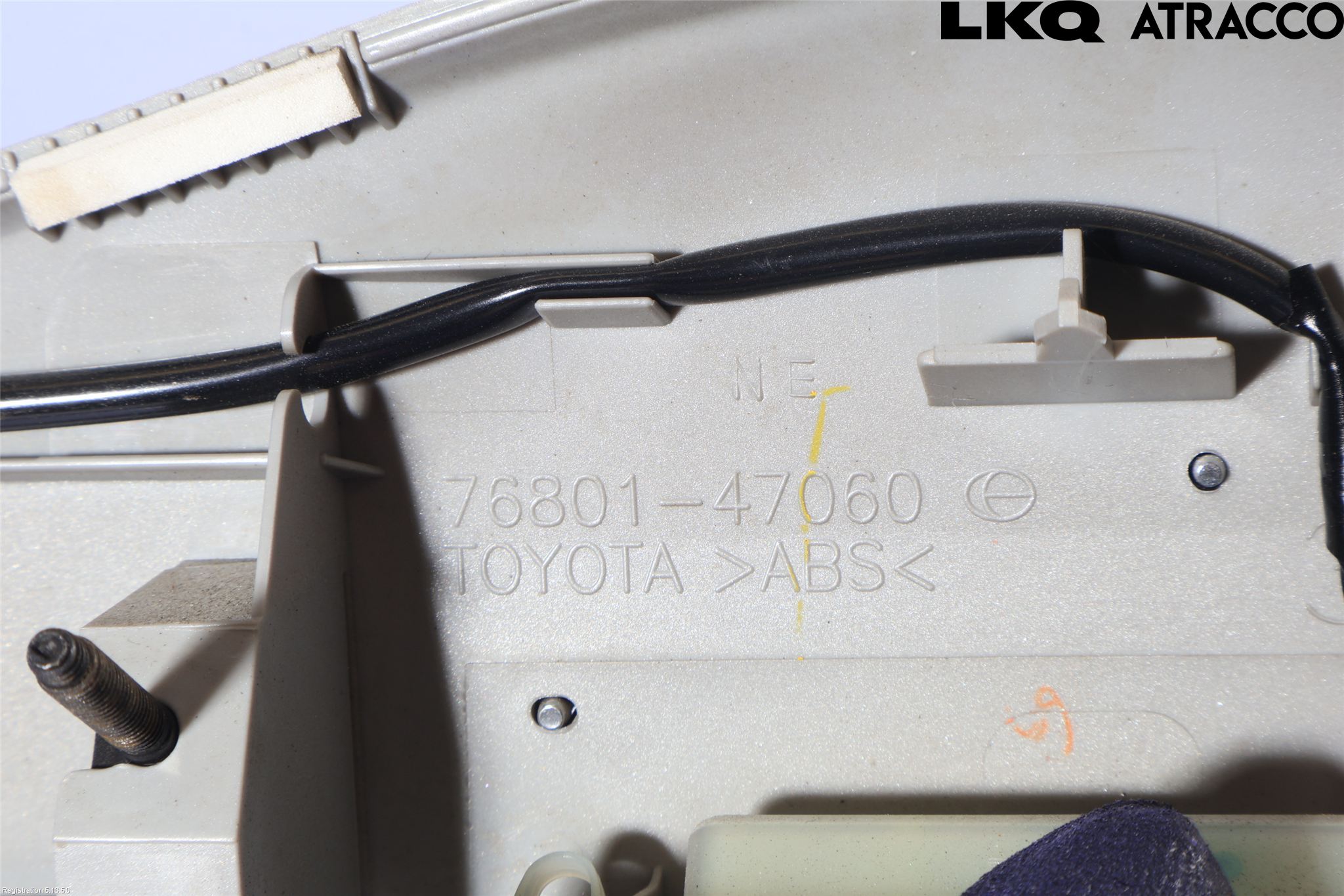 Toyota PRIUS NWH20 04-08 Refleksplate - Skiltplate