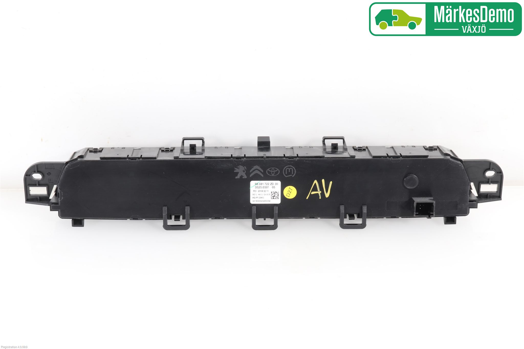 Toyota PROACE II 16- Varme Ac Betjening-Display