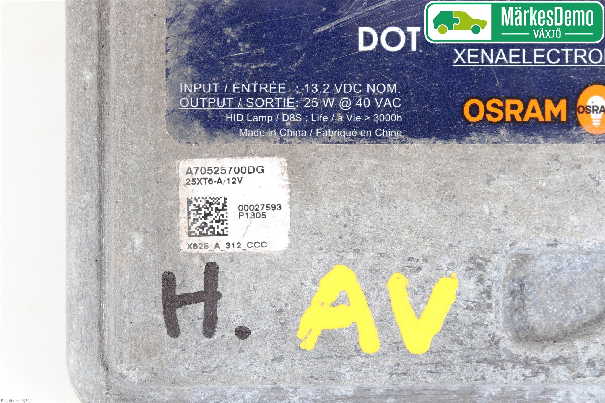Ford FOCUS 11-14 Styreenhet Xenon