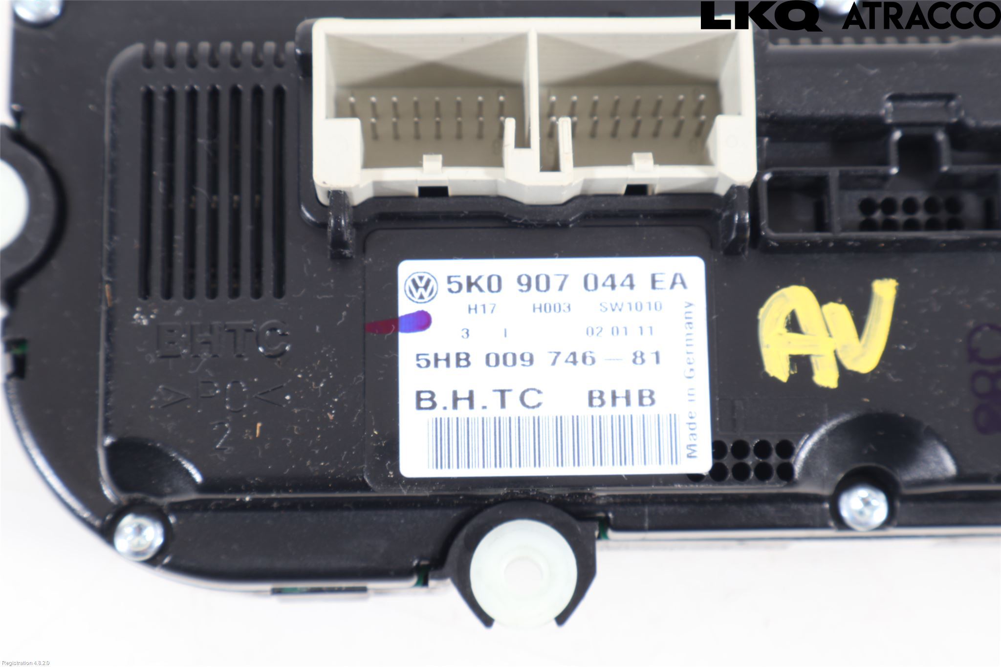 Volkswagen VW PASSAT 11-14 Varme Ac Betjening-Display