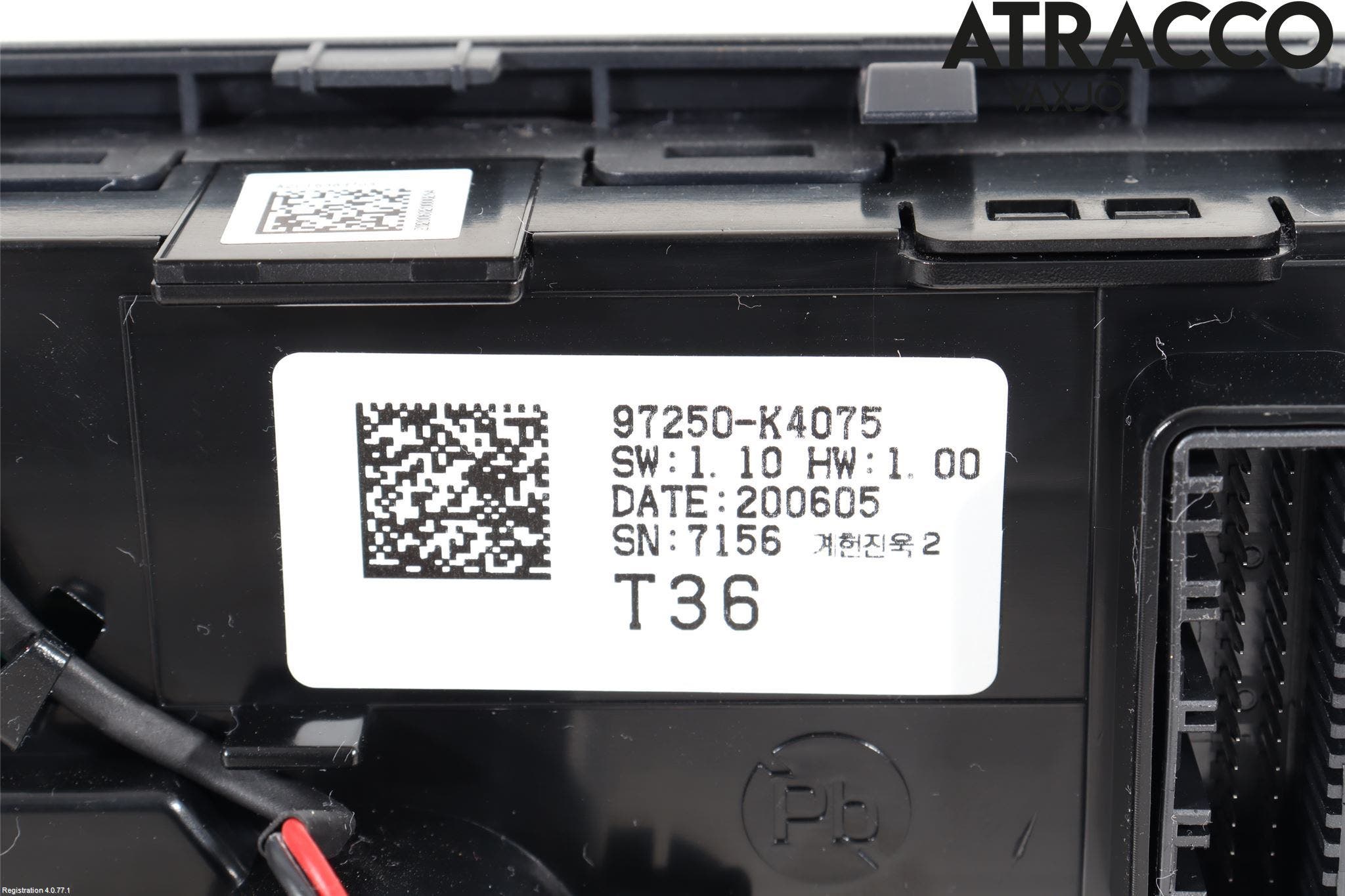 Hyundai KONA/ELECTRIC OS 18-23 Varme Ac Betjening-Display