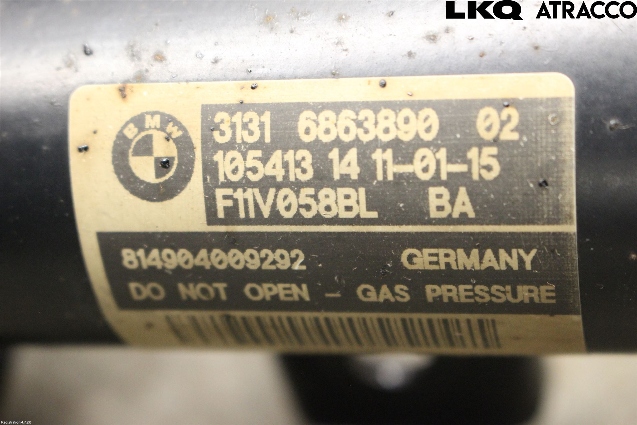 BMW 5 F10/F11/F18 09-17 Fjærbein Foran Høyre