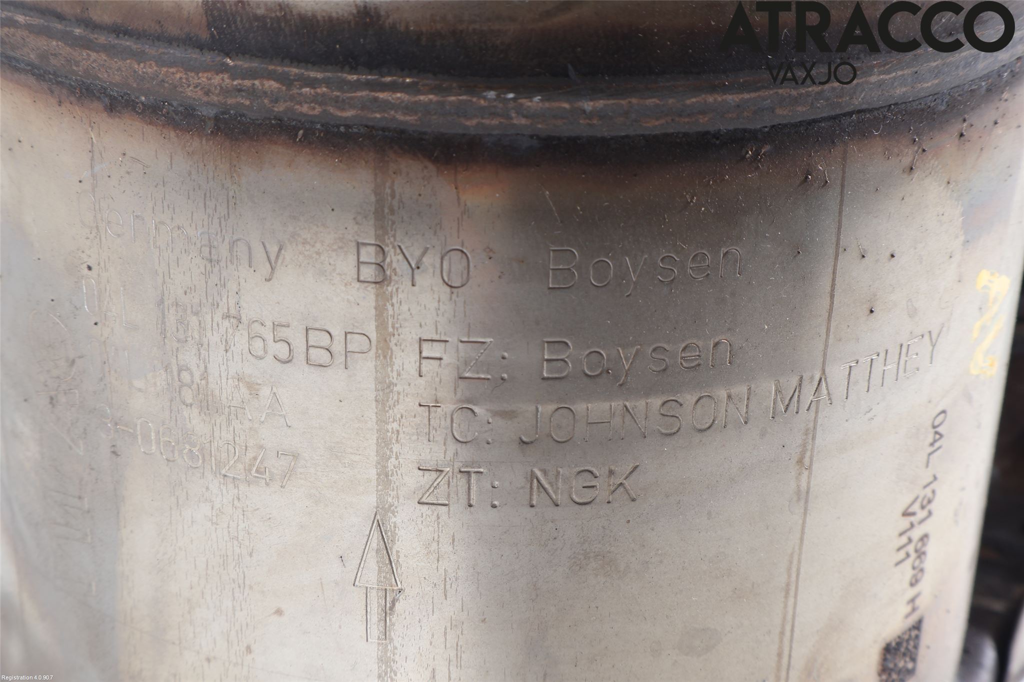 Audi A4/S4 B9 16-19 Eksos Partikketfilter
