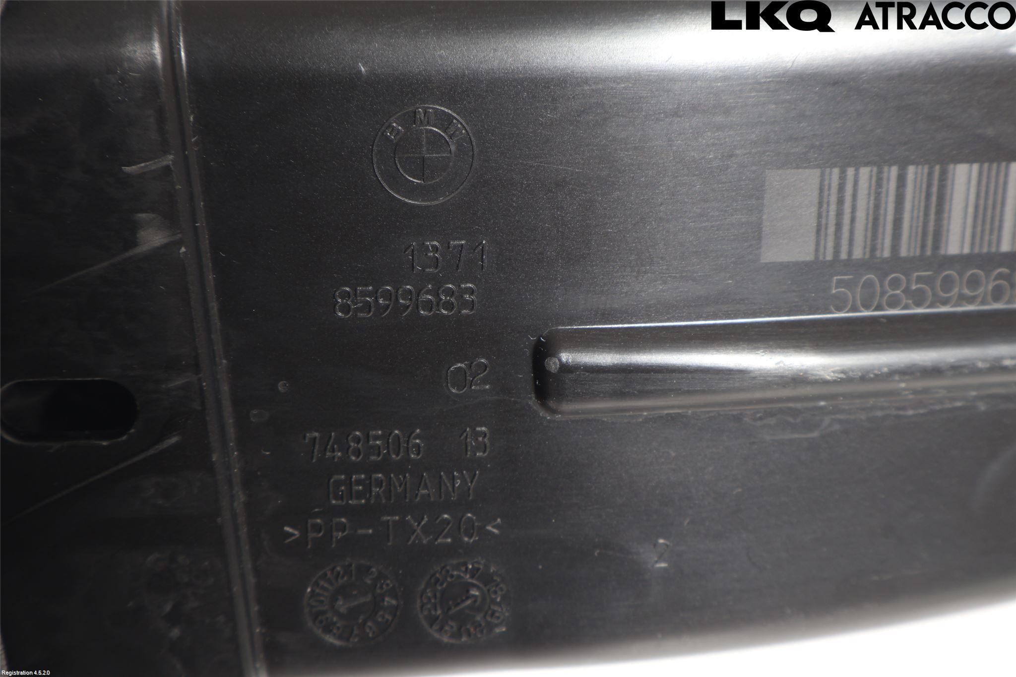 BMW 5 G30/G31/F90 17-23 Forg-Belg-Rør Mot Luftr