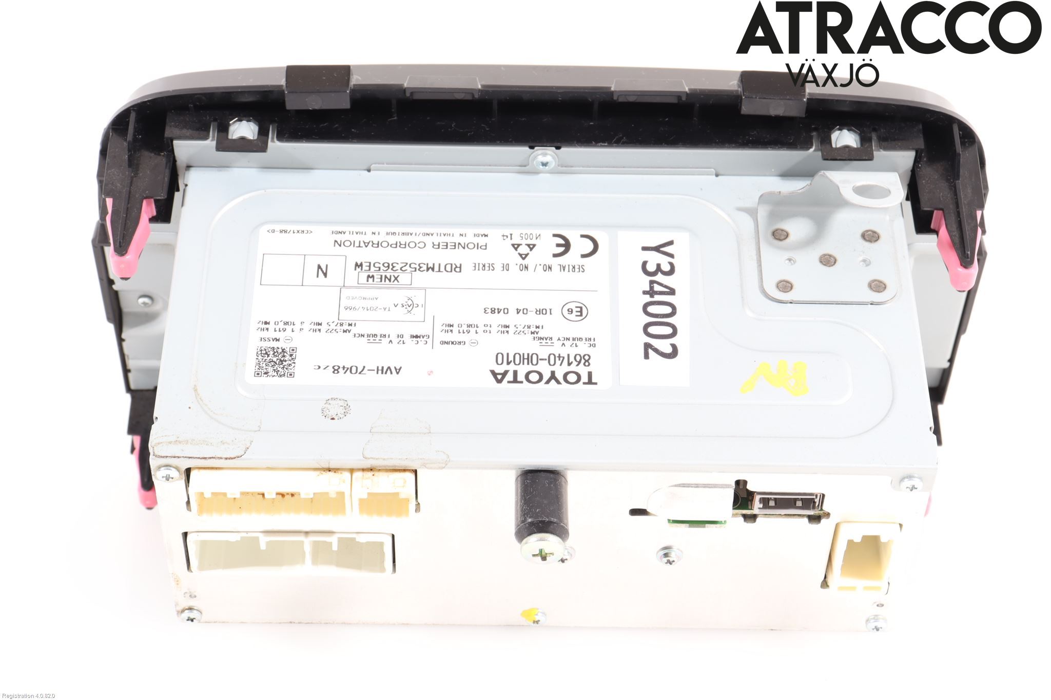 Toyota AYGO 15-21 Stereo Radio Med Cd