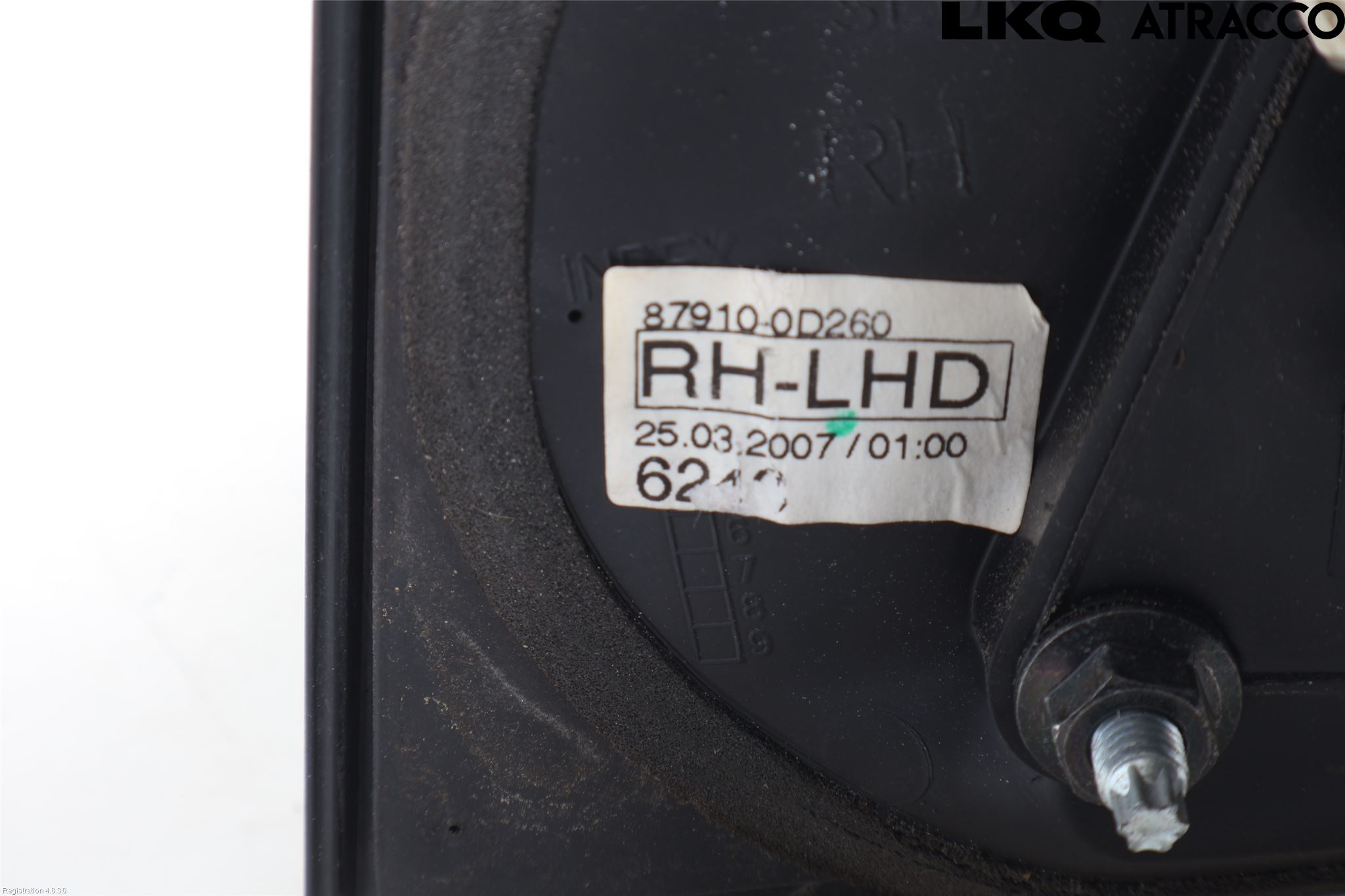 Toyota YARIS XP90 06-11 Speil H M-El Justering