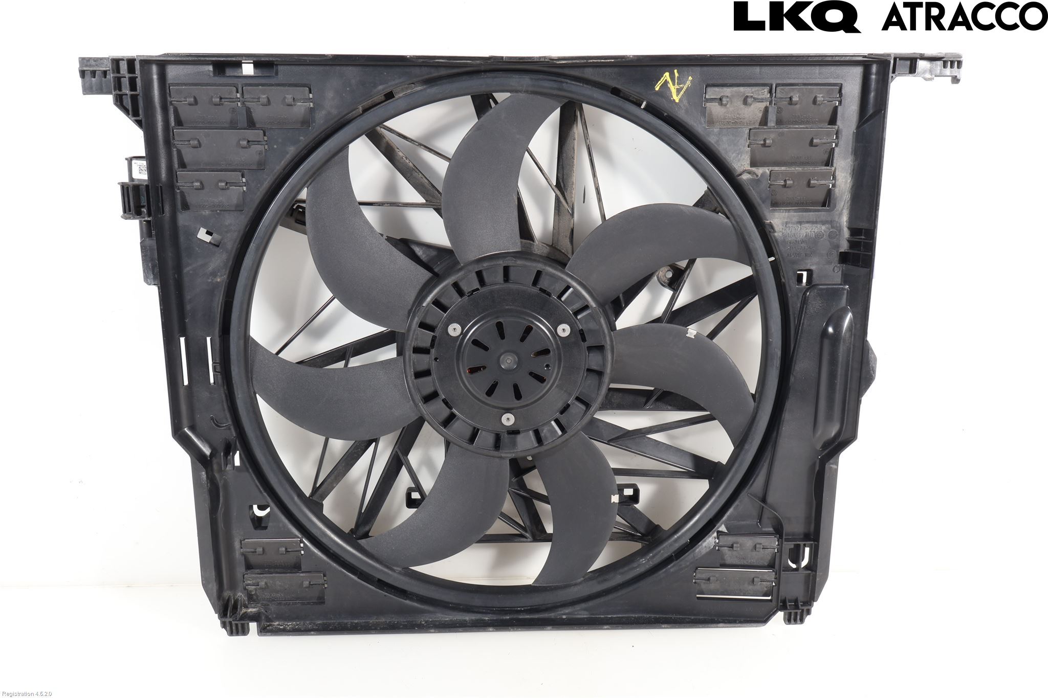 BMW 5 F10/F11/F18 09-17 Kjølevifte-Radiator Hus-Kåpe