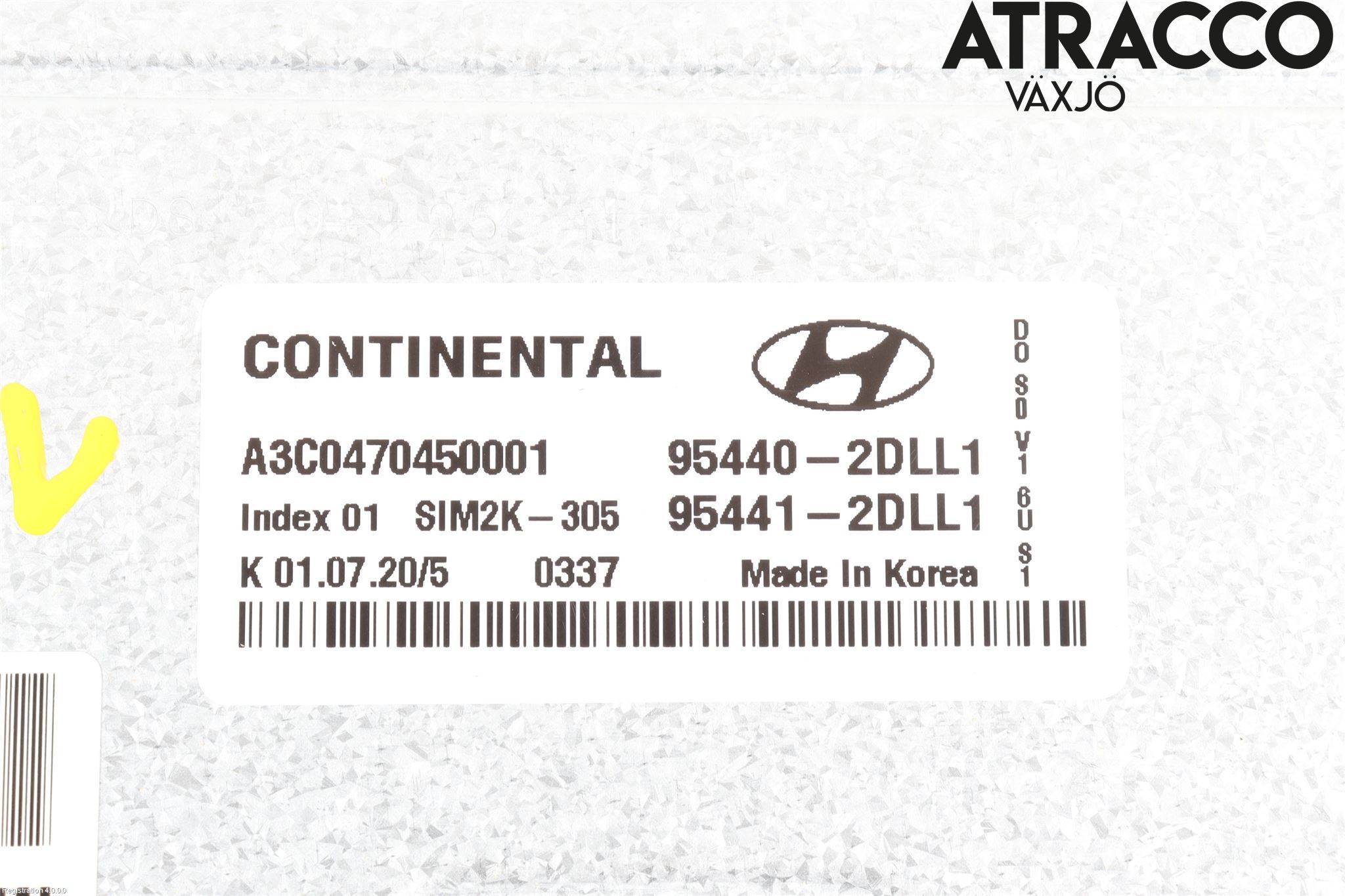 Hyundai KONA/ELECTRIC OS 18-23 Styreenhet Gearkasse