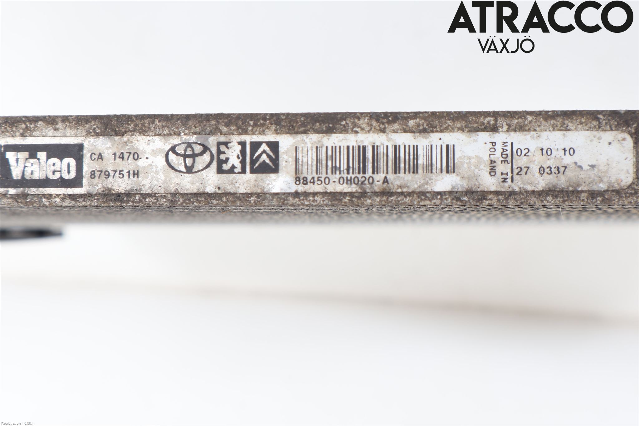Toyota AYGO 06-14 Varme Ac Kondenser-Kjøler