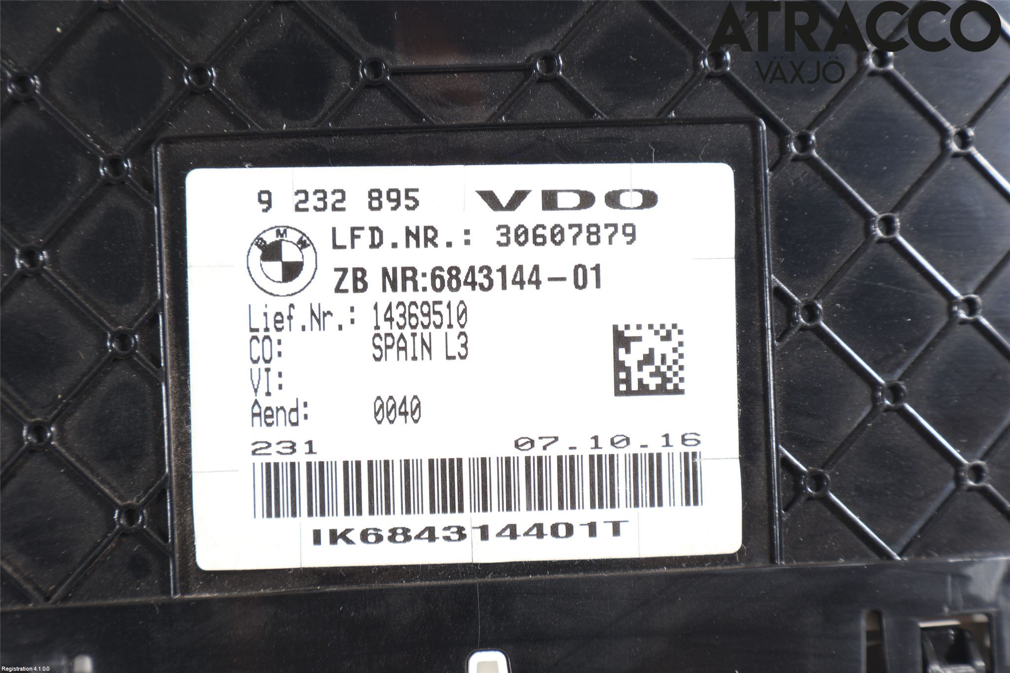 BMW 4 F32/F33/F82/F83 13-20 Instr Kombinert