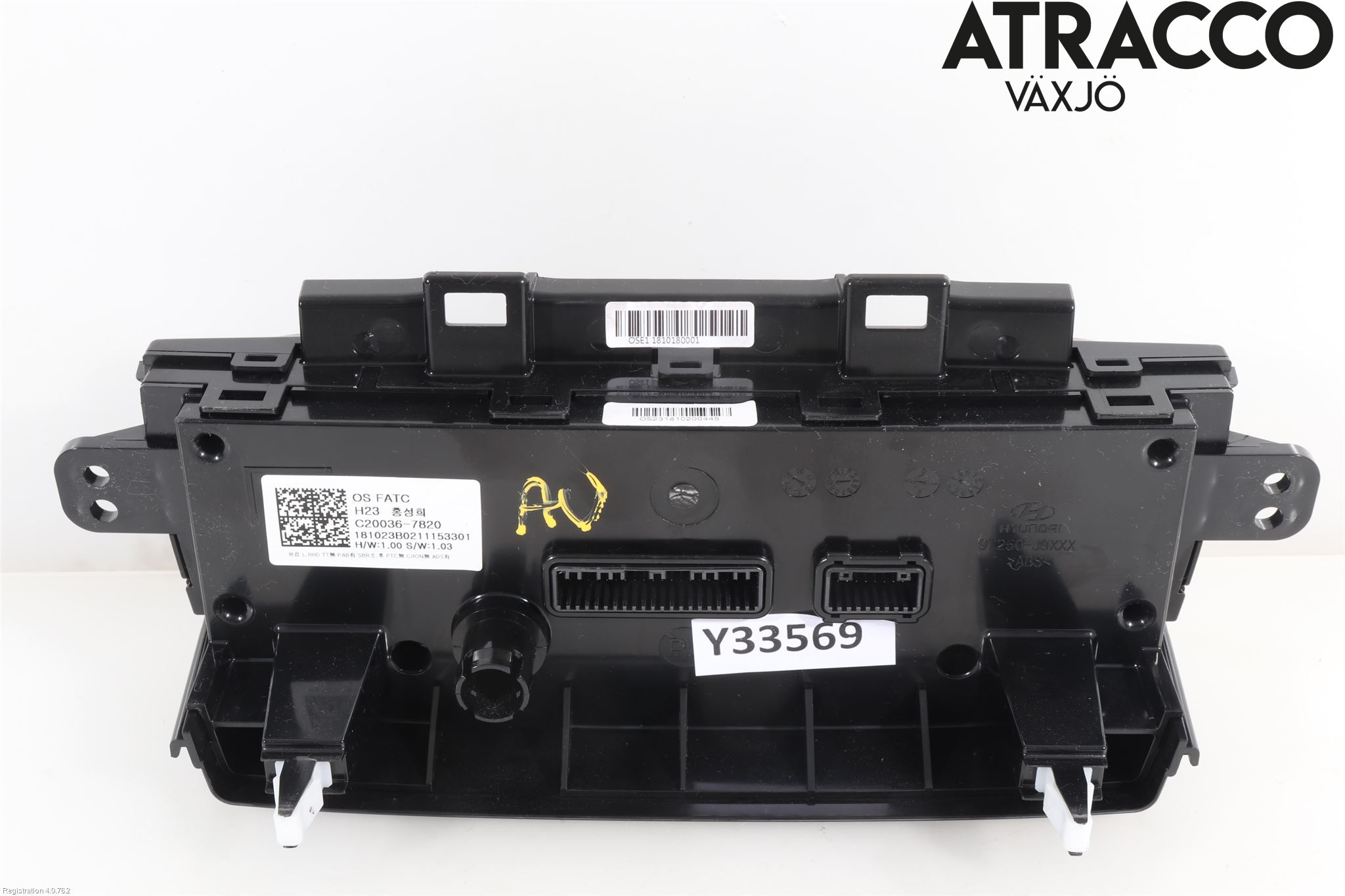 Hyundai KONA/ELECTRIC OS 18-23 Varme Ac Betjening-Display