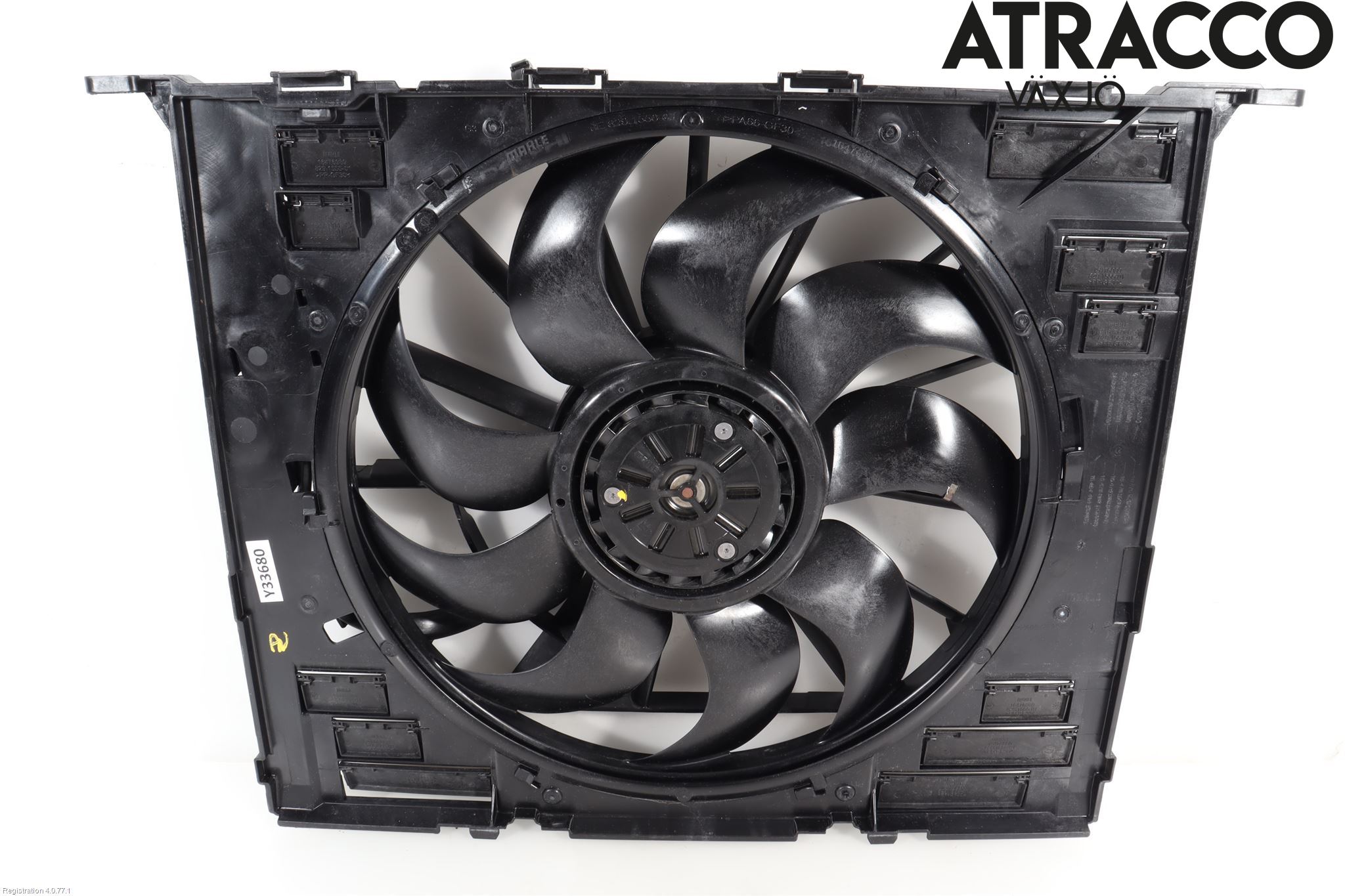 BMW 5 G30/G31/F90 17-23 Kjølevifte-Radiator Hus-Kåpe