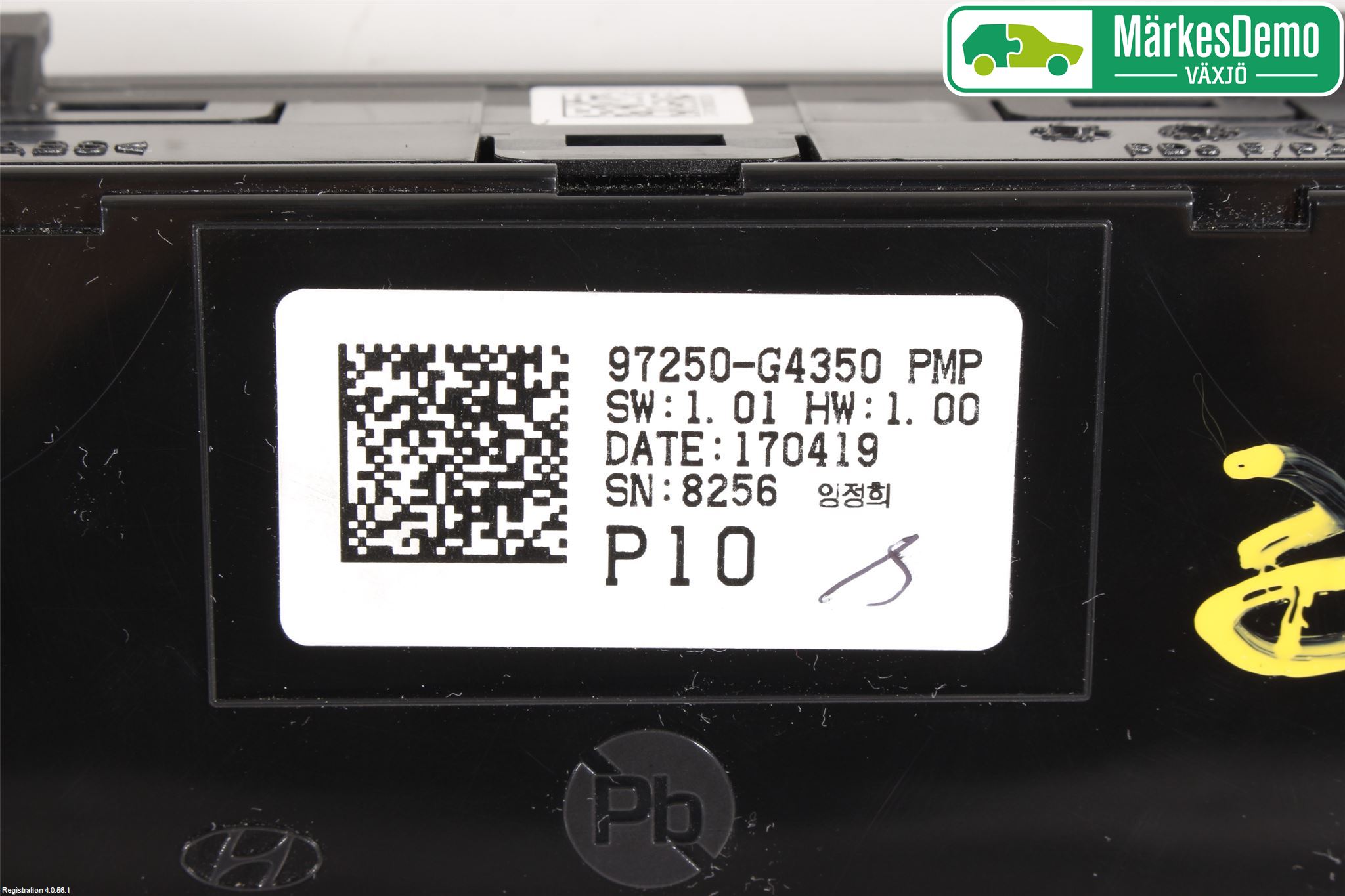 Hyundai i30 PD 17- Varme Ac Betjening-Display