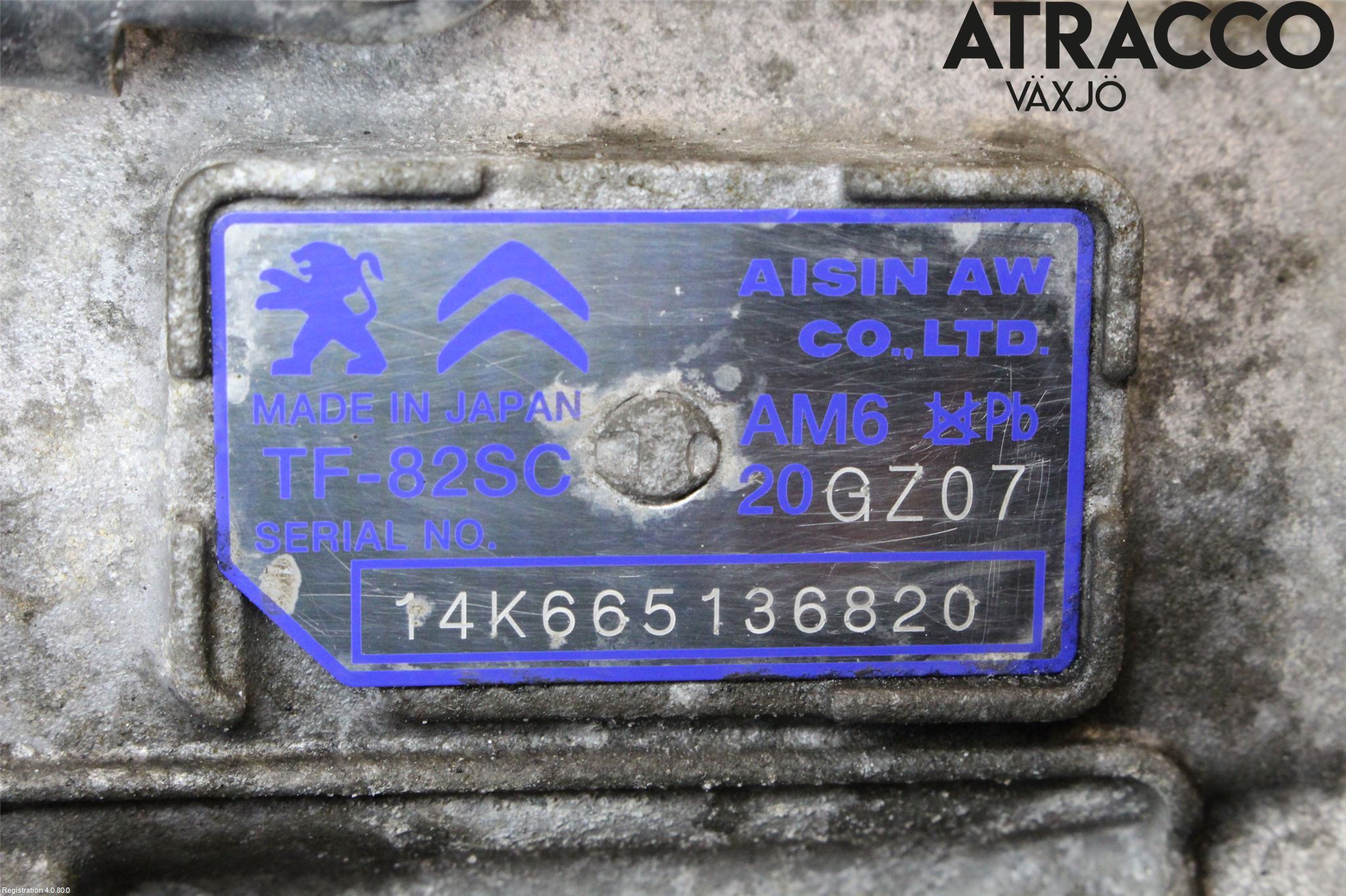 Peugeot 308 14-21 Gearkasse Automat