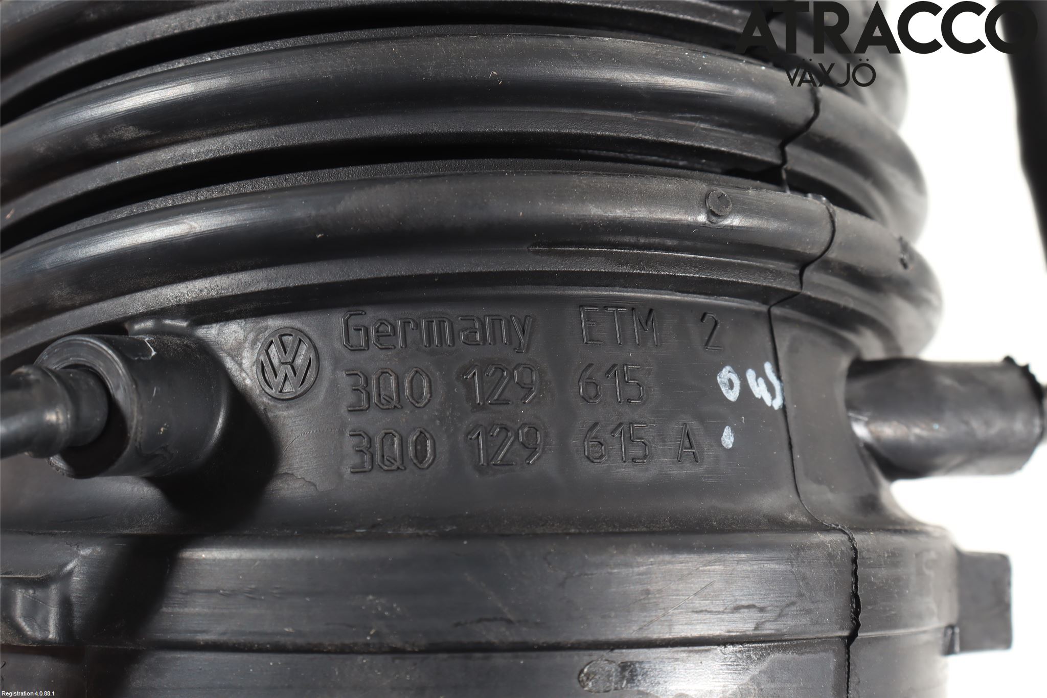 Volkswagen VW PASSAT 15-19 Forg-Belg-Rør Mot Luftr