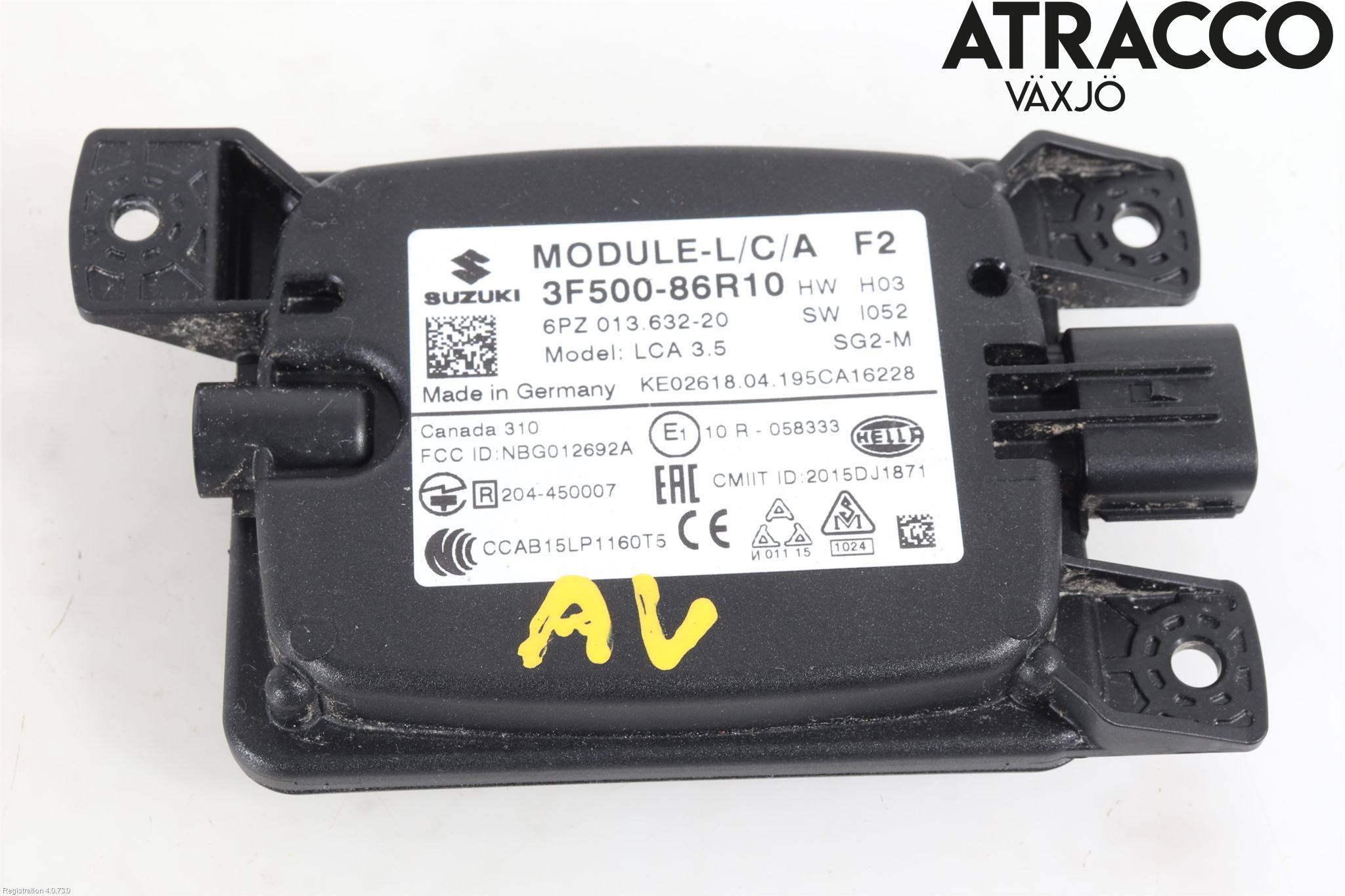 Suzuki VITARA 15- Sensor Kollisjonsbeskyttelse